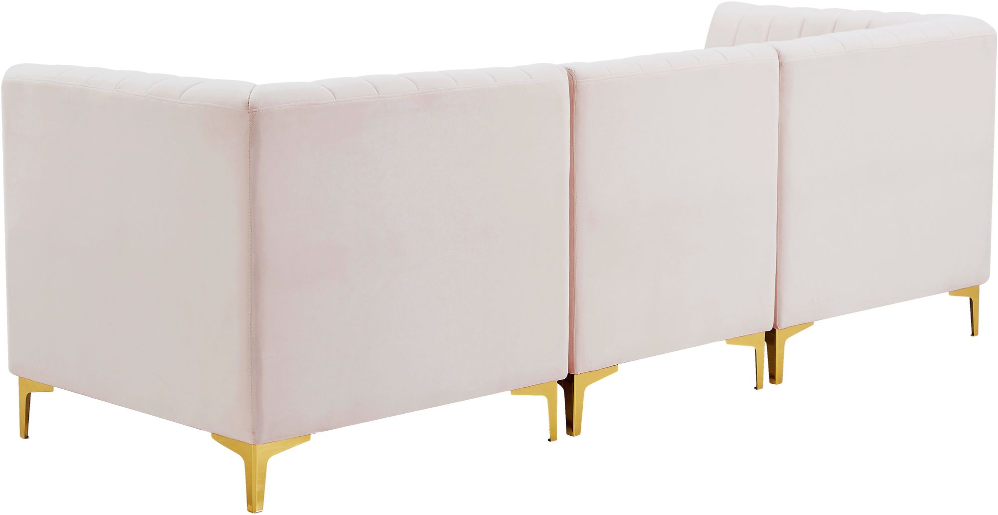 Alina 93" Velvet Modular Sofa