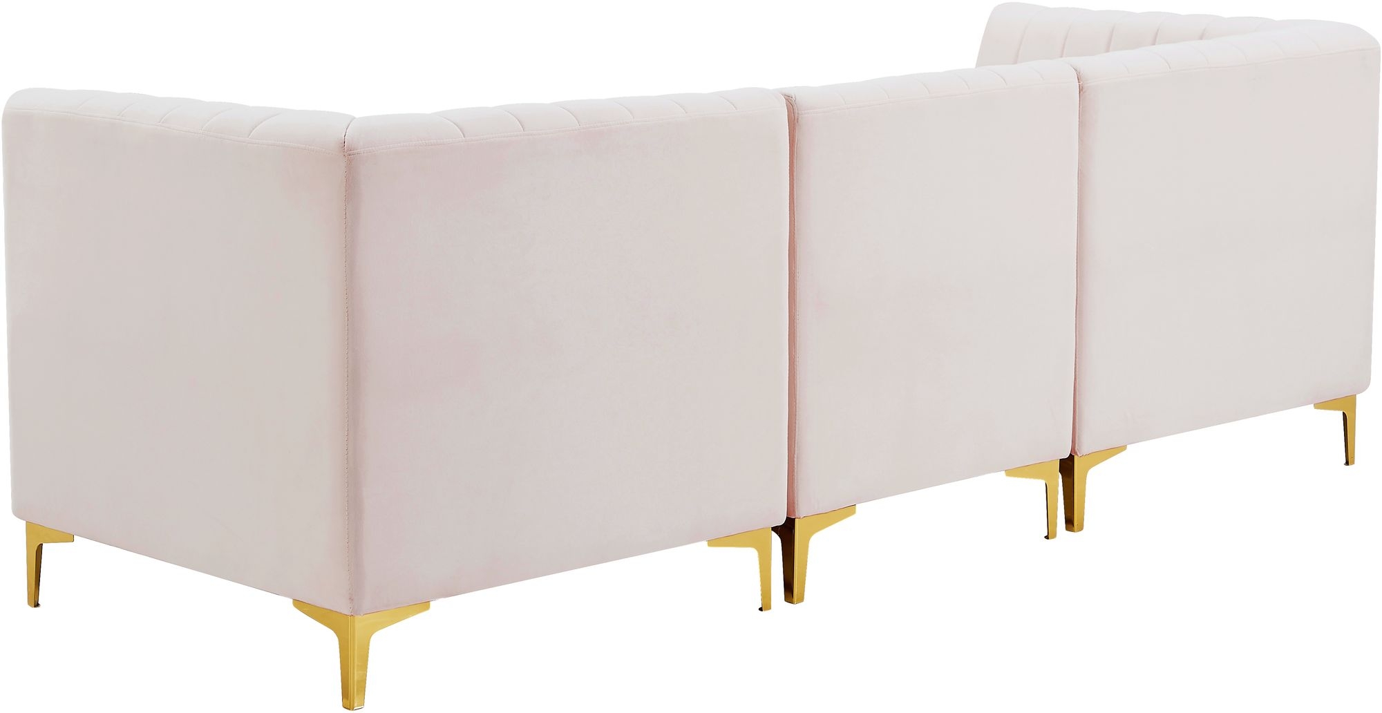 Alina 93" Velvet Modular Sofa