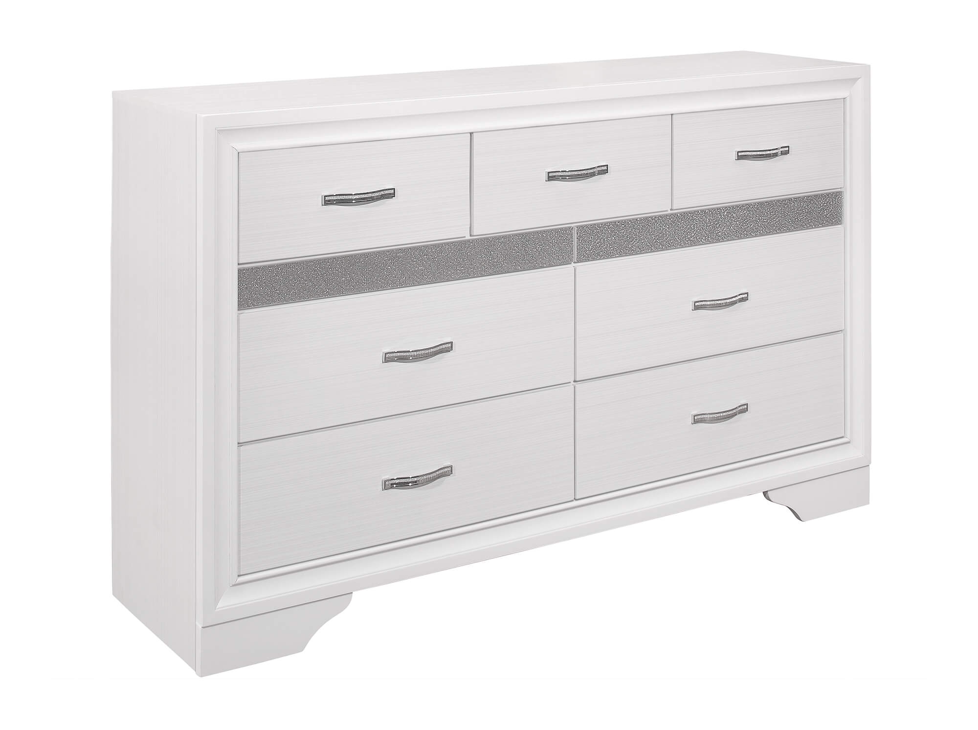 6 Drawers Modern Wide Dresser