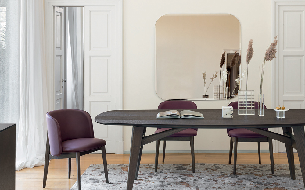 Bevel Frameless Square Wall Mirror