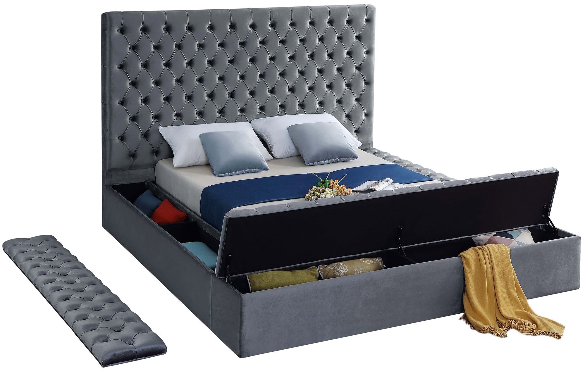 Bliss Velvet Bed