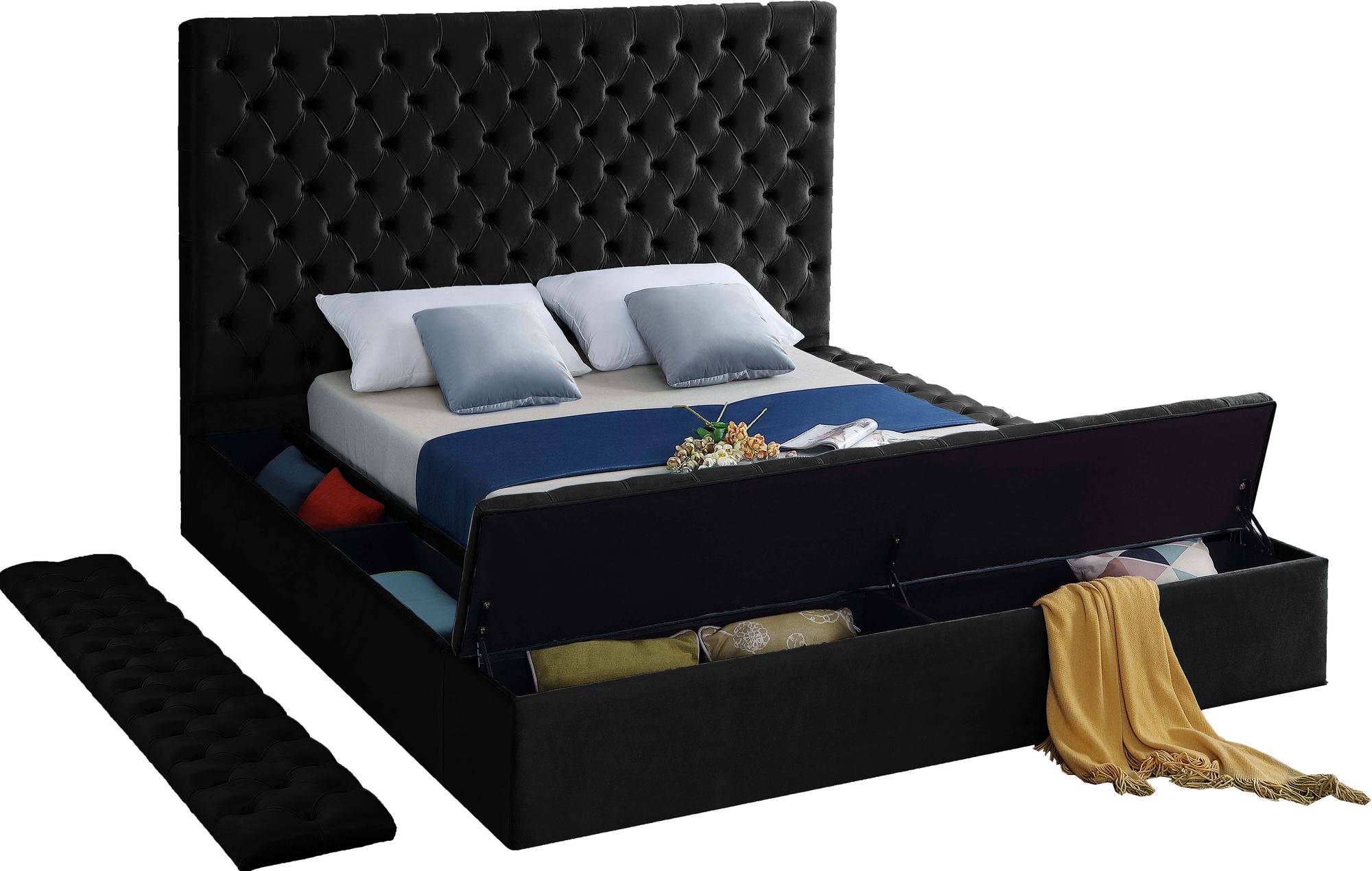 Bliss Velvet Bed