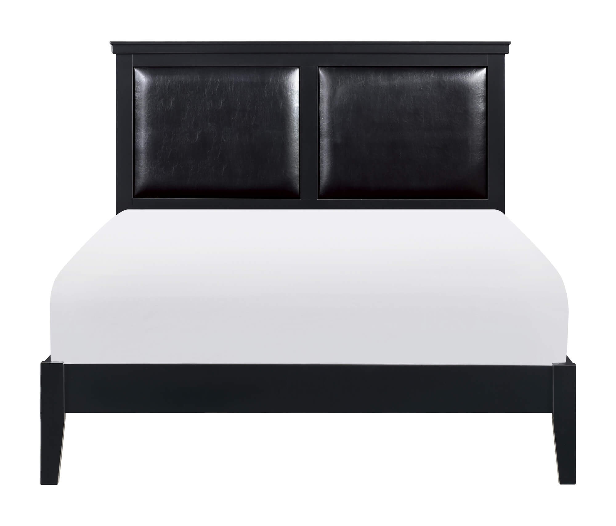 Seabright Leatherette/Wood Platform Bedroom Set