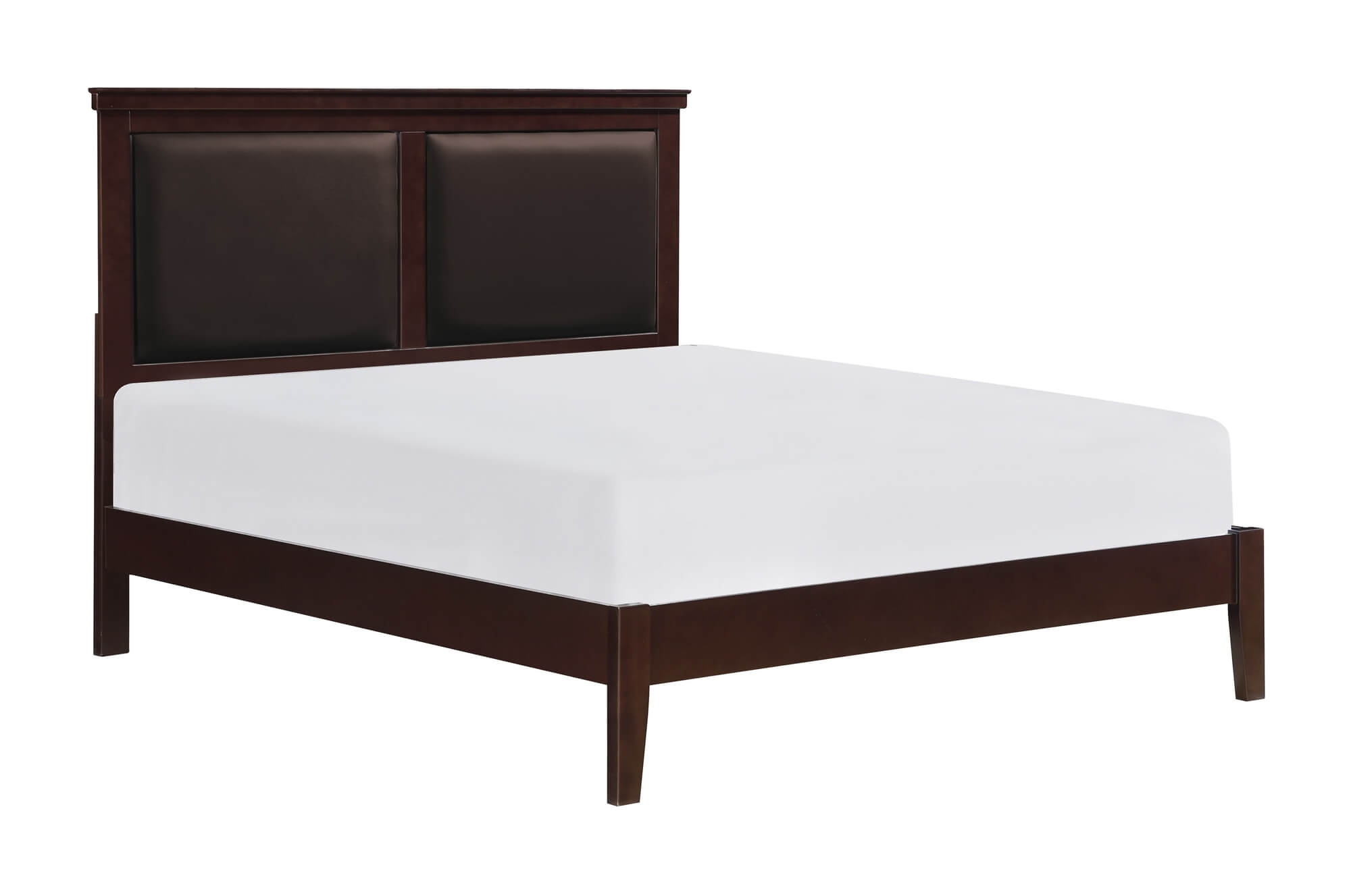 Seabright Leatherette/Wood Platform Bedroom Set