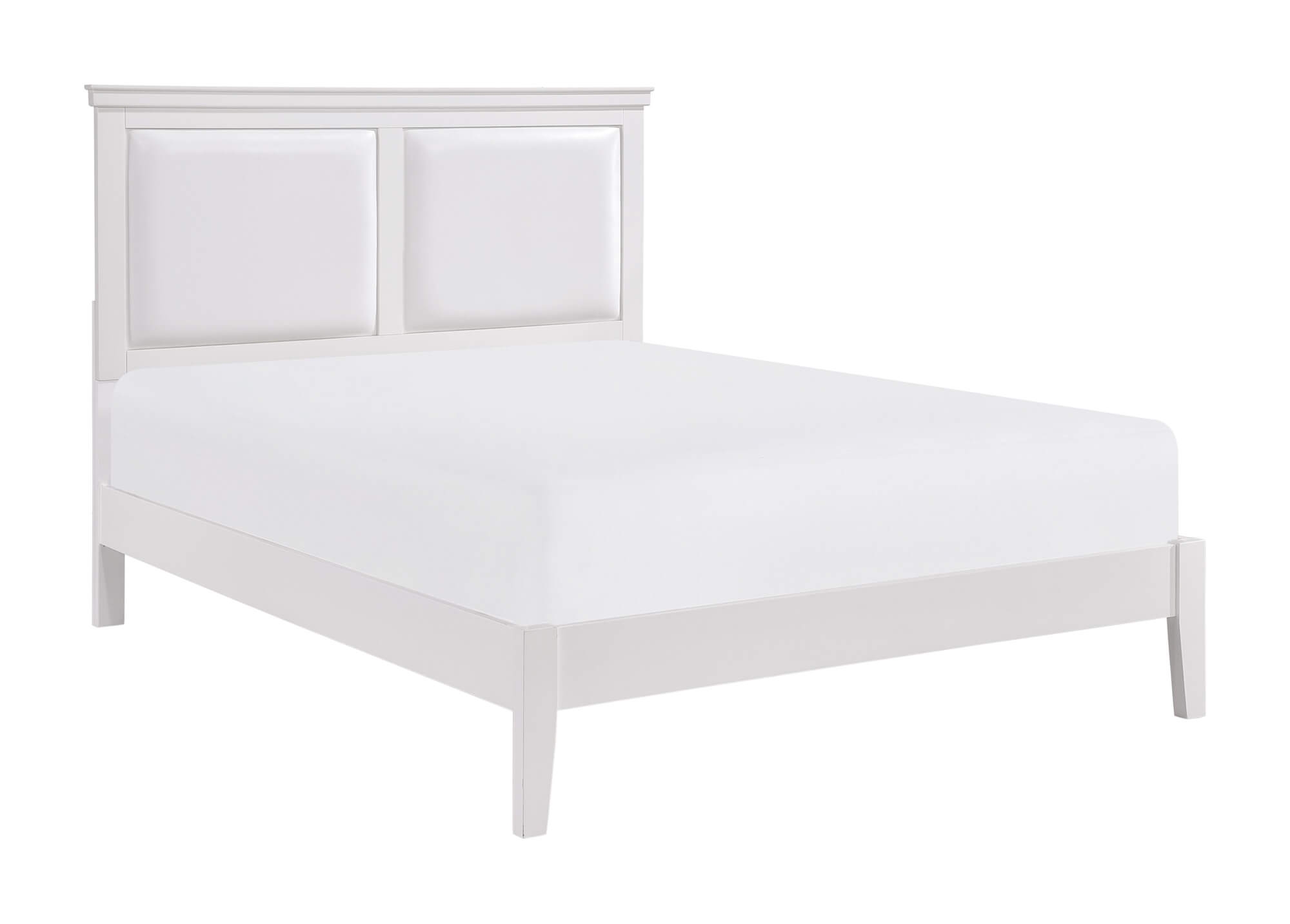 Seabright Leatherette/Wood Platform Bedroom Set