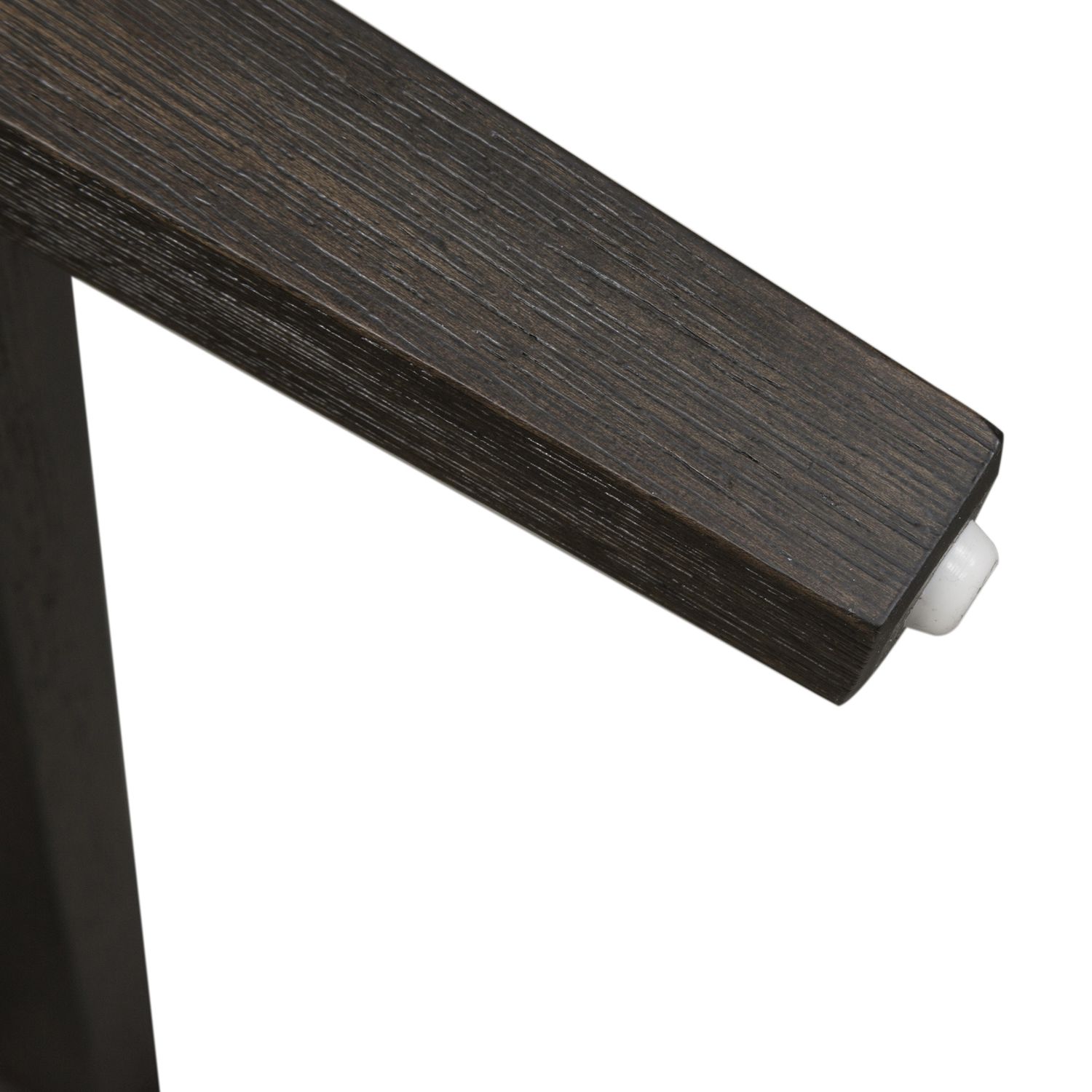 Double Bridge Linen/Wood Counter Bench