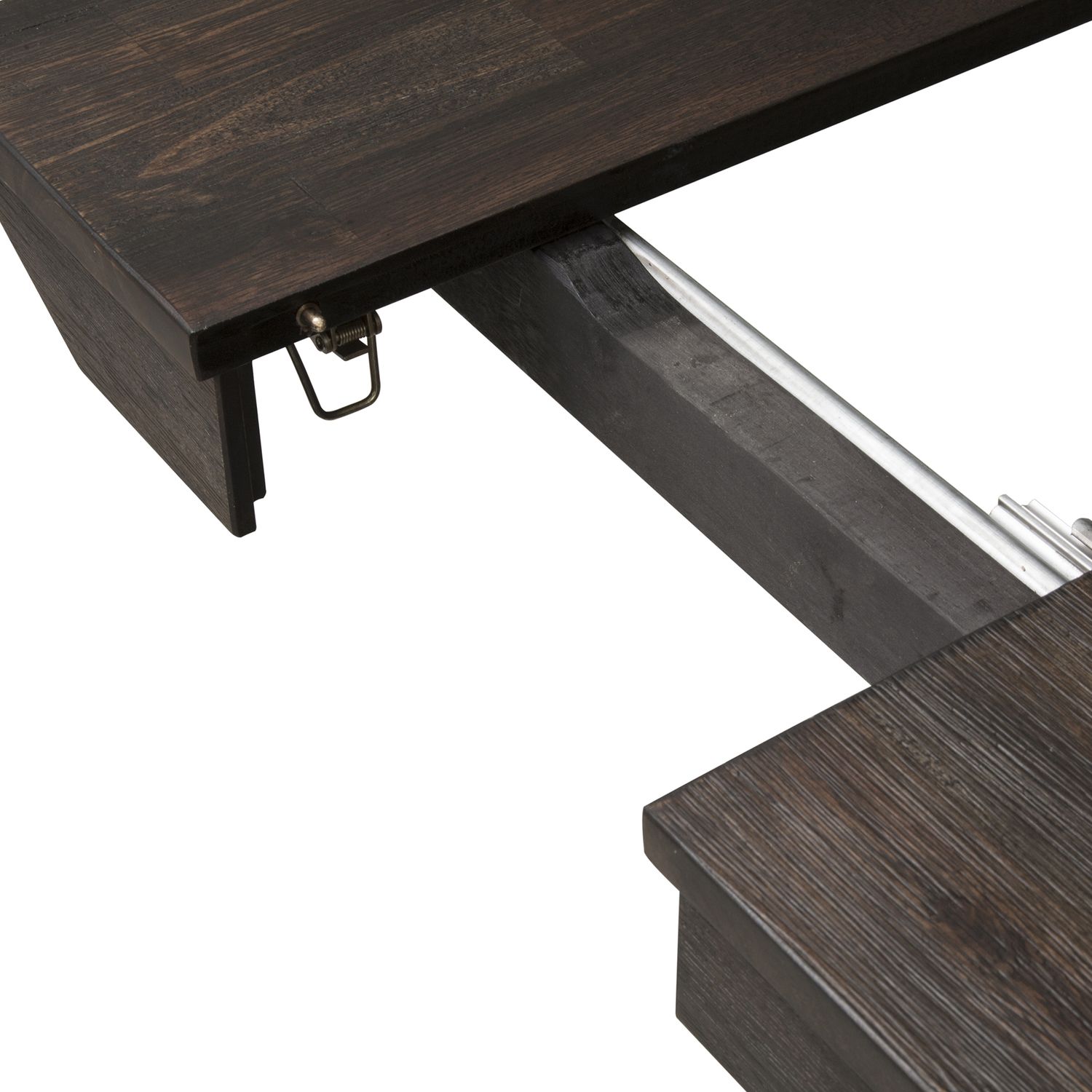 Double Bridge Extendable Trestle Dining Set | Dark Chestnut