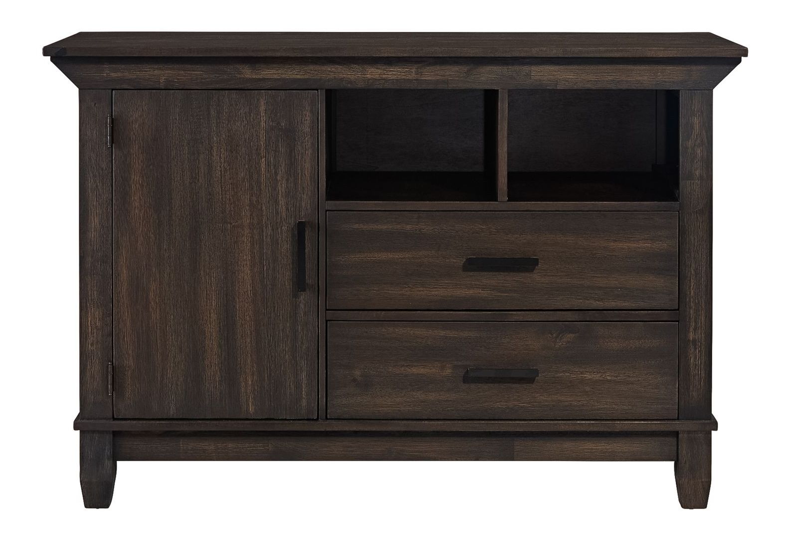 Double Bridge Extendable Trestle Dining Set | Dark Chestnut