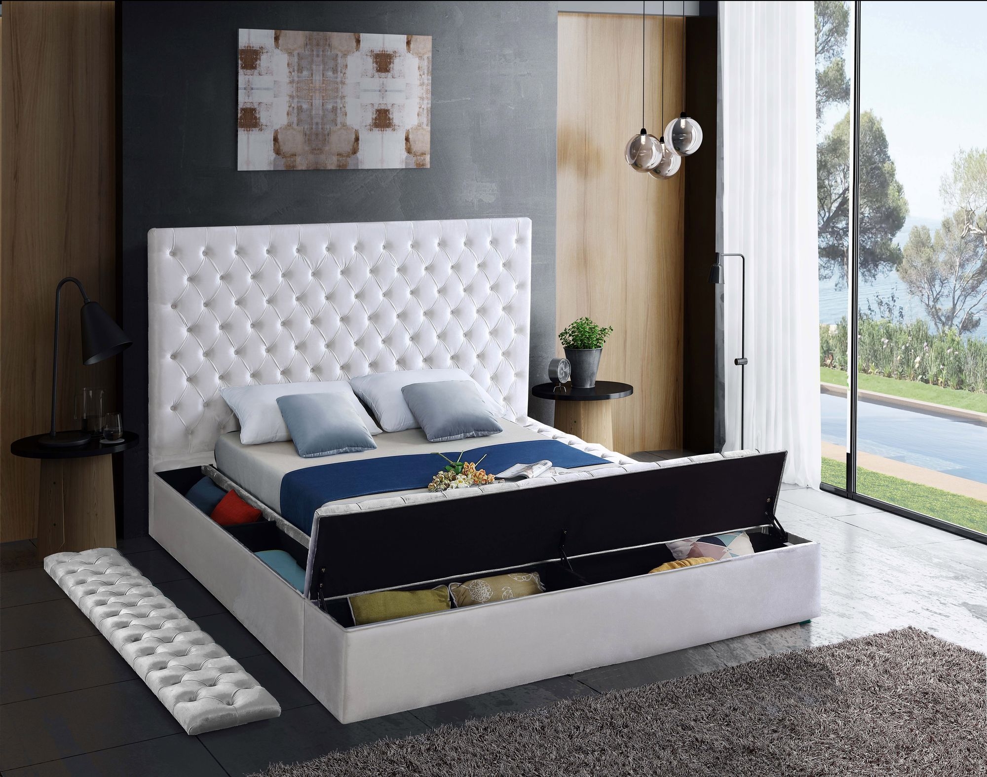 Bliss Velvet Bed