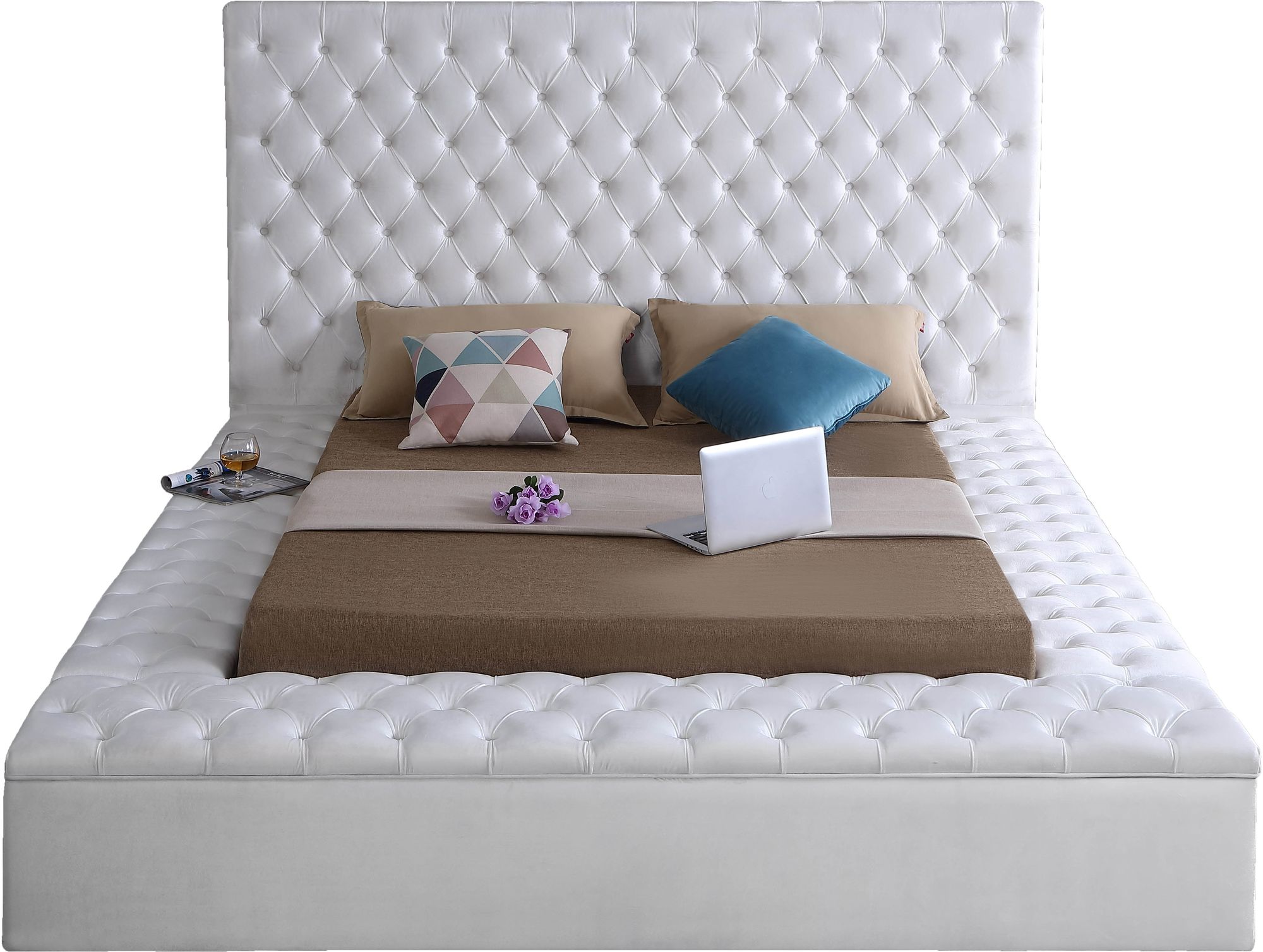 Bliss Velvet King Size Bed