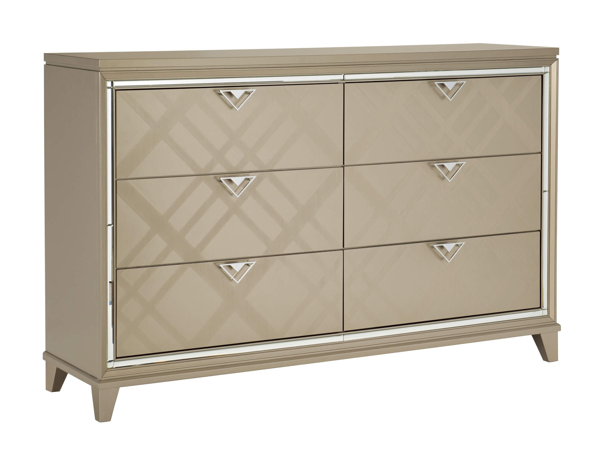 Bijou Dresser w/ Hidden Jewelry Drawers