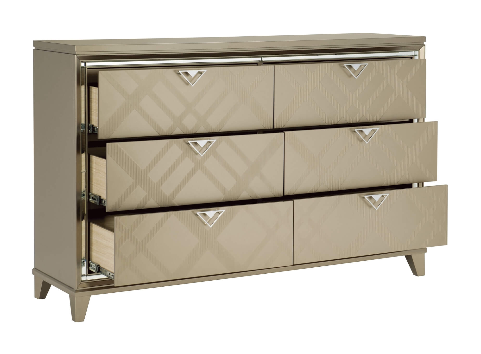 Bijou Dresser w/ Hidden Jewelry Drawers