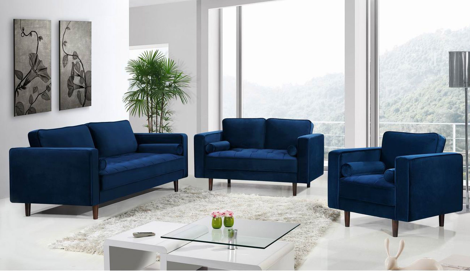 Emily Velvet Sofa
