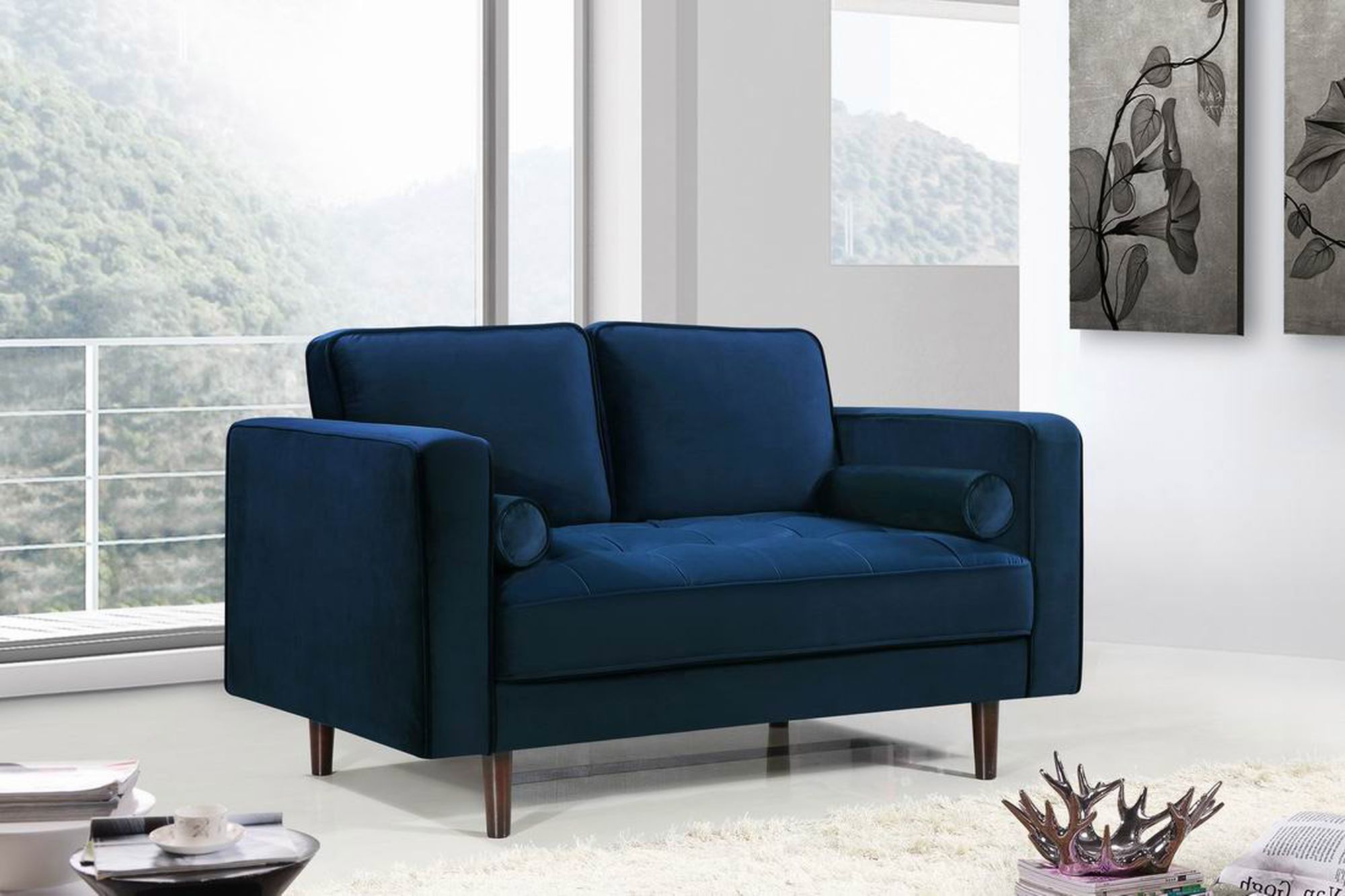 Emily Velvet Loveseat