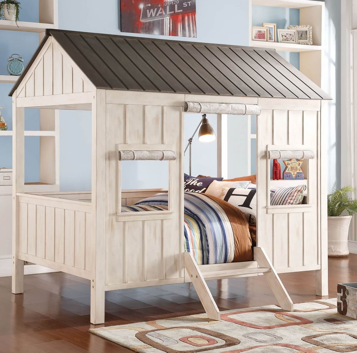 Spring Cottage Full Size Bed, Grey by ACME
