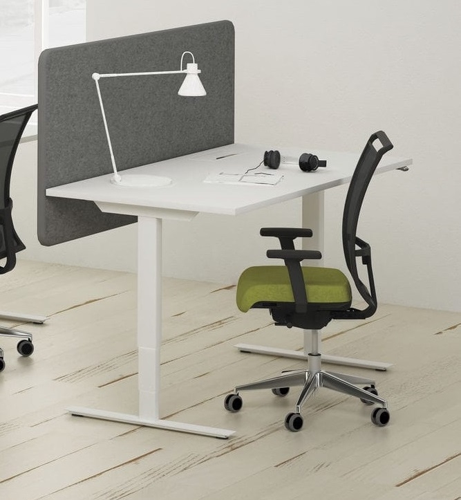 Easy 63" Adjustable 3-Column Sit-Stand Office Desk
