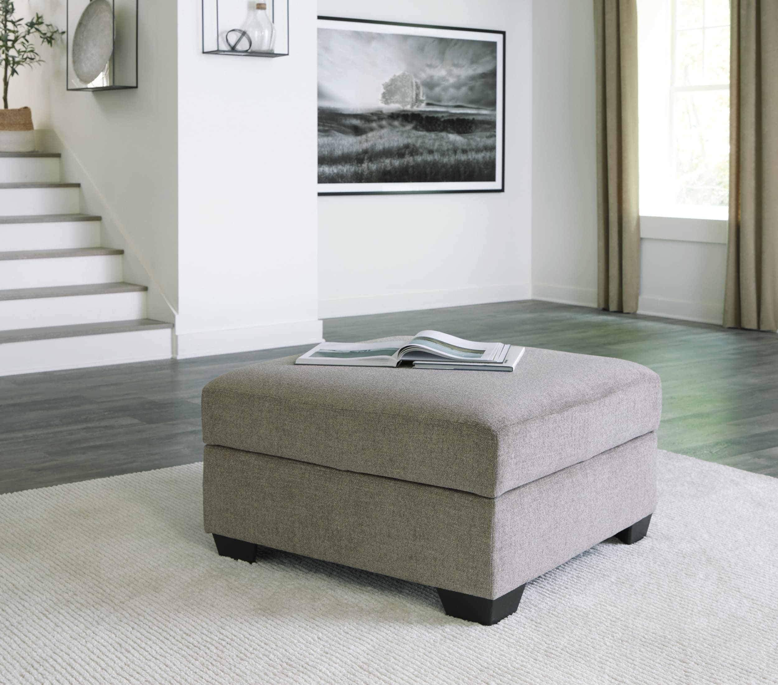 Ashley Creswell Ottoman With Storage
