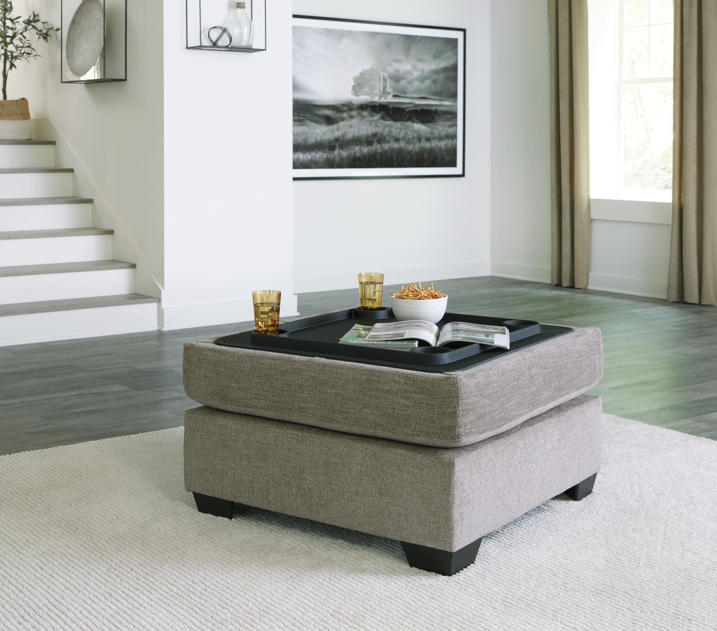 Creswell Ottoman With Storage by Ashley