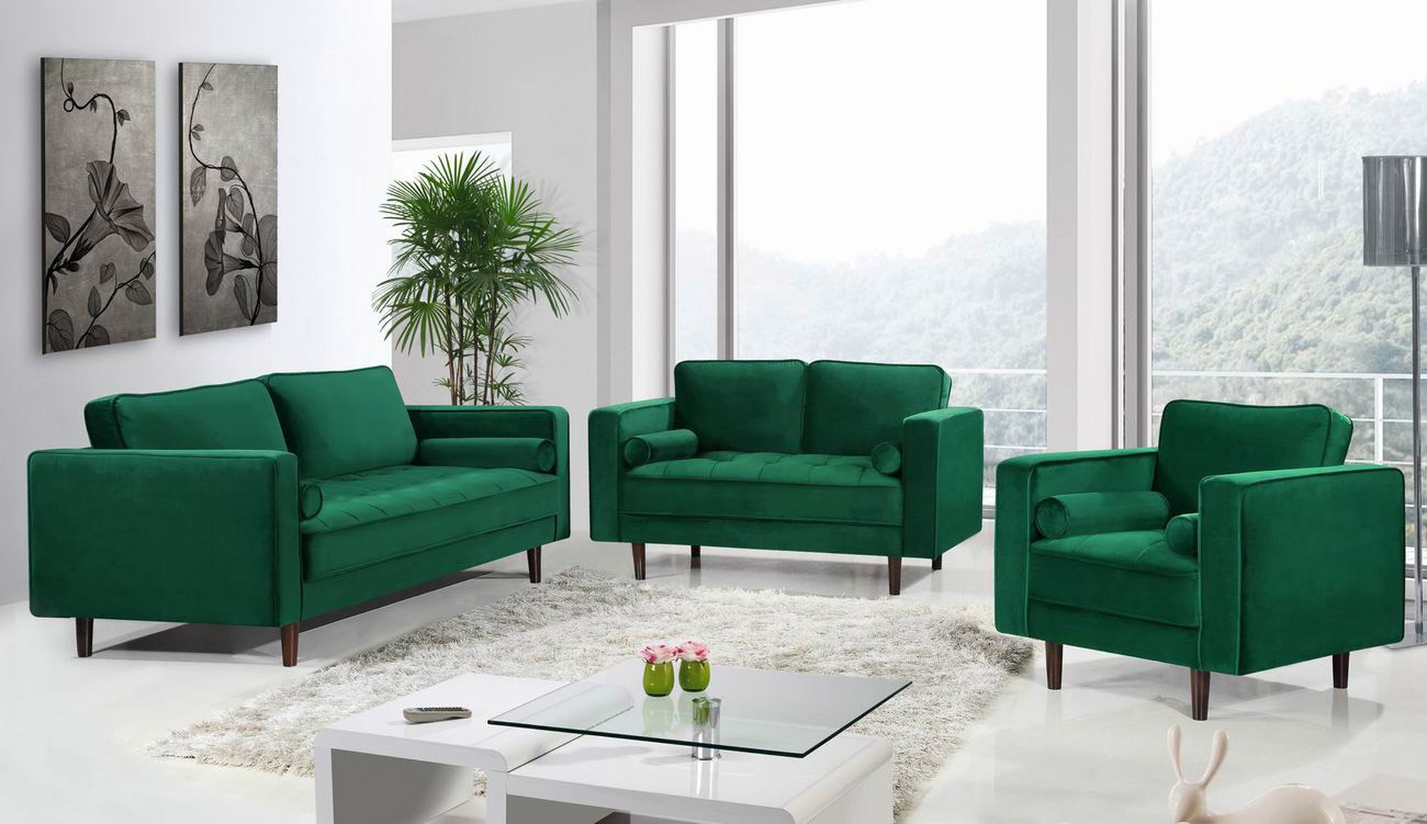 Emily Velvet Sofa