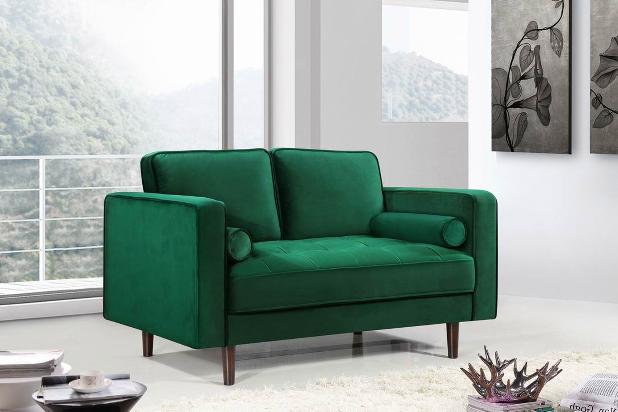 Emily Velvet Loveseat