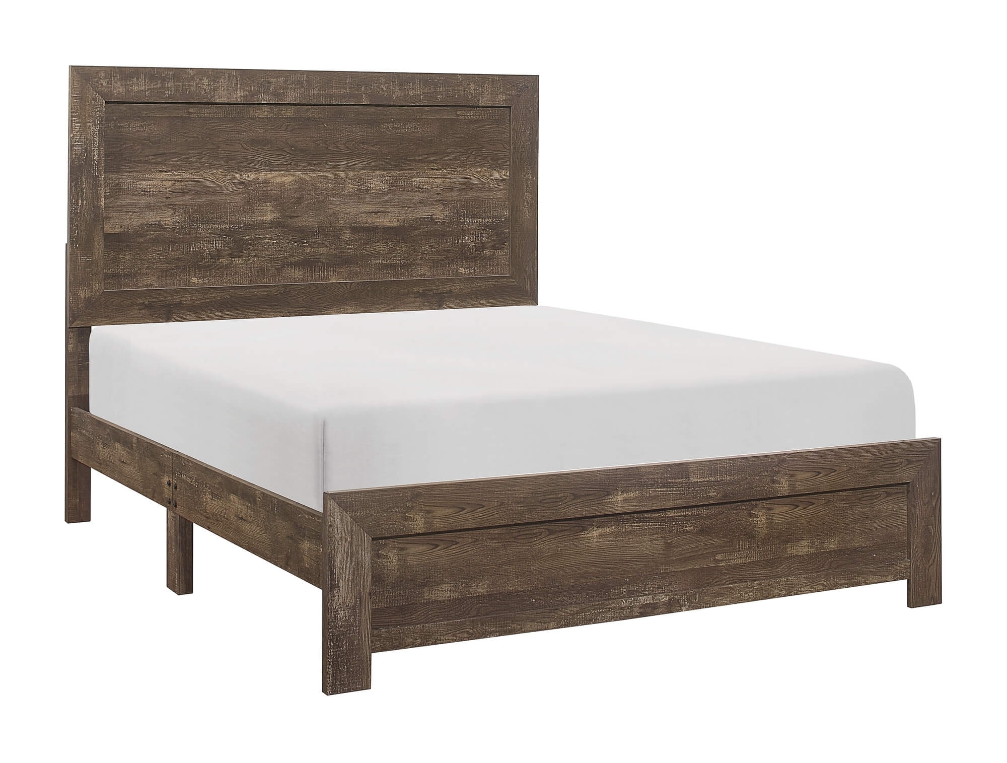 Corbin Faux Wood Veneer/Wood Panel Bedroom Set