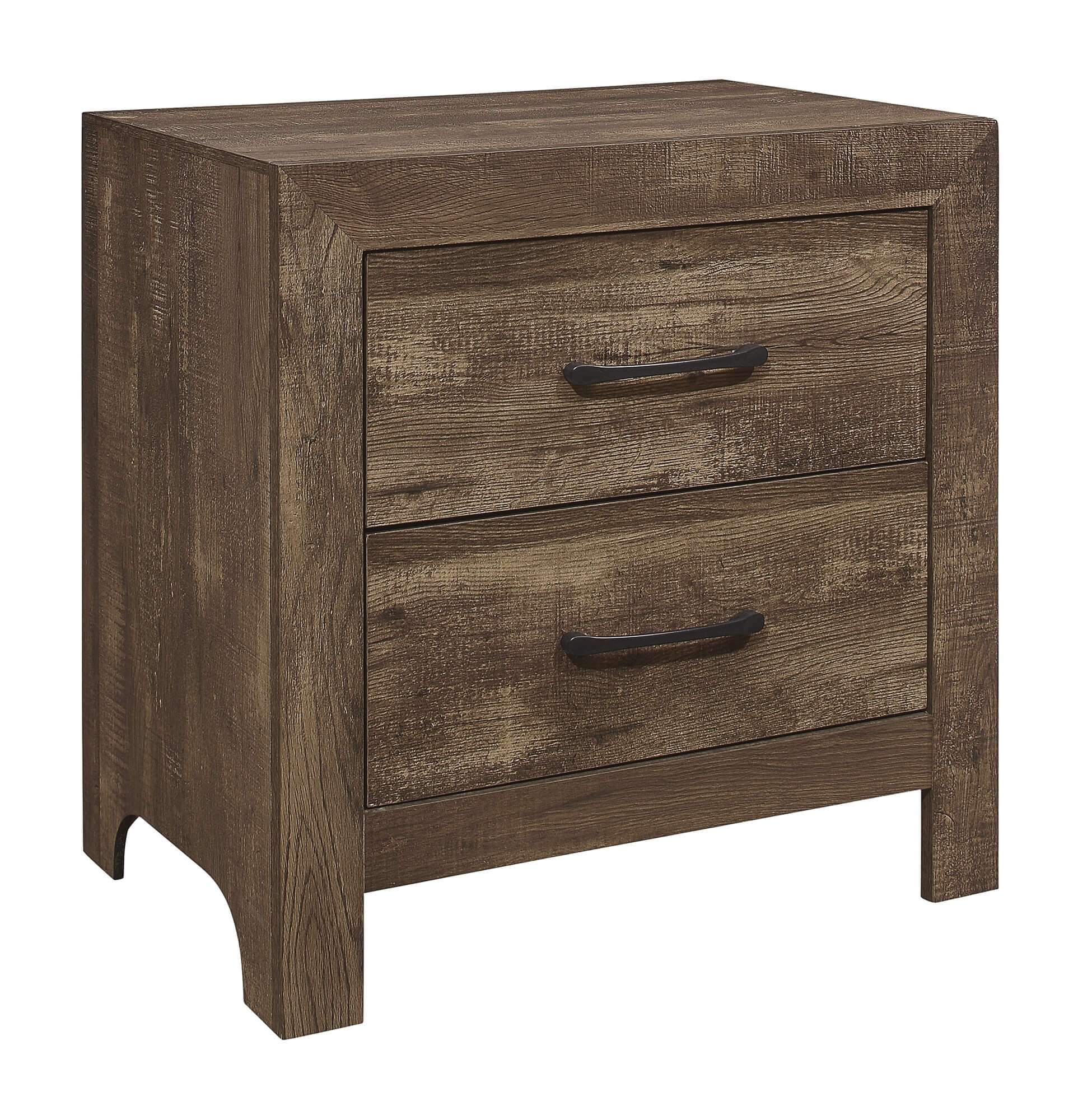 Corbin Faux Wood Veneer/Wood Panel Bedroom Set