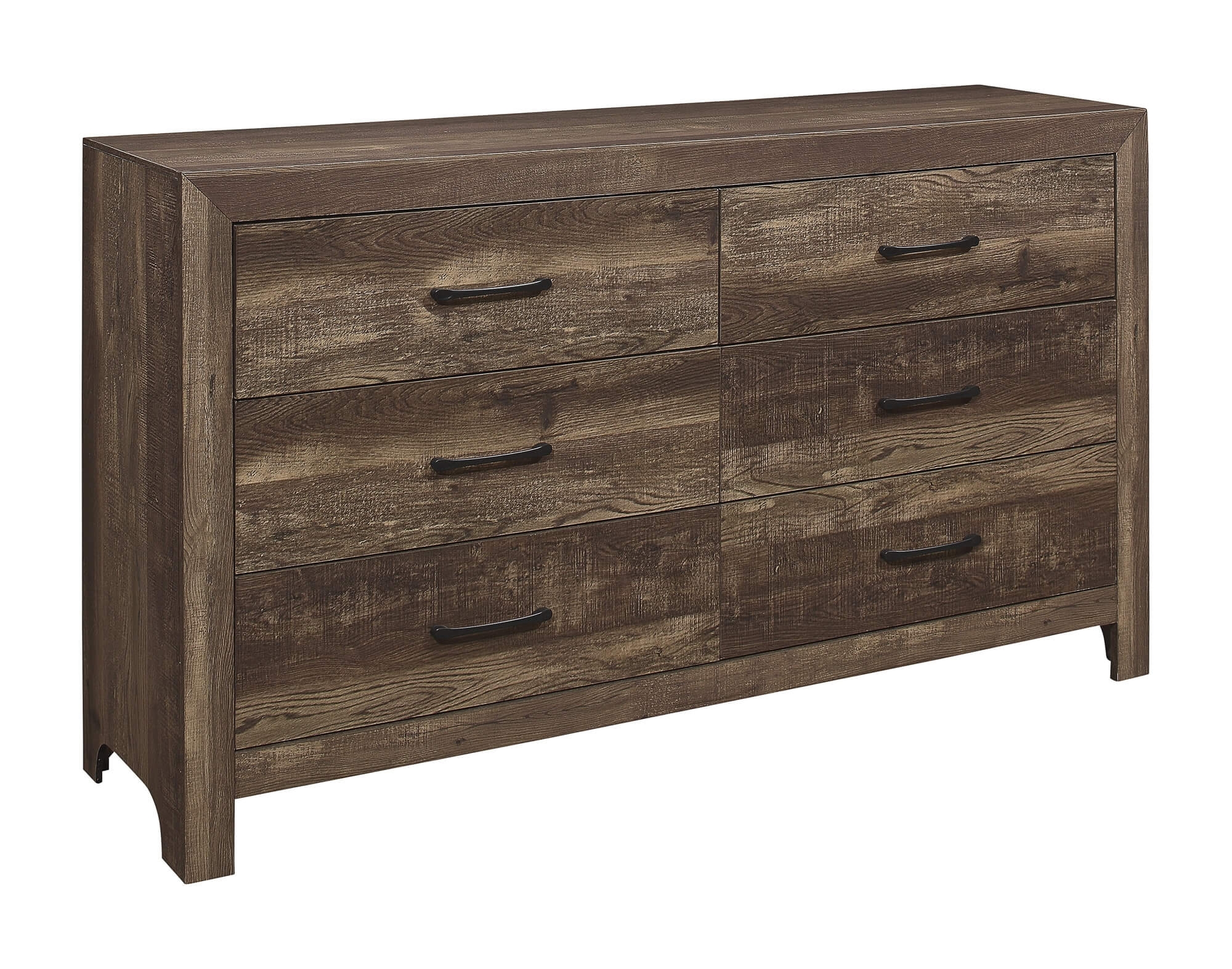 Corbin Faux Wood Veneer/Wood Panel Bedroom Set
