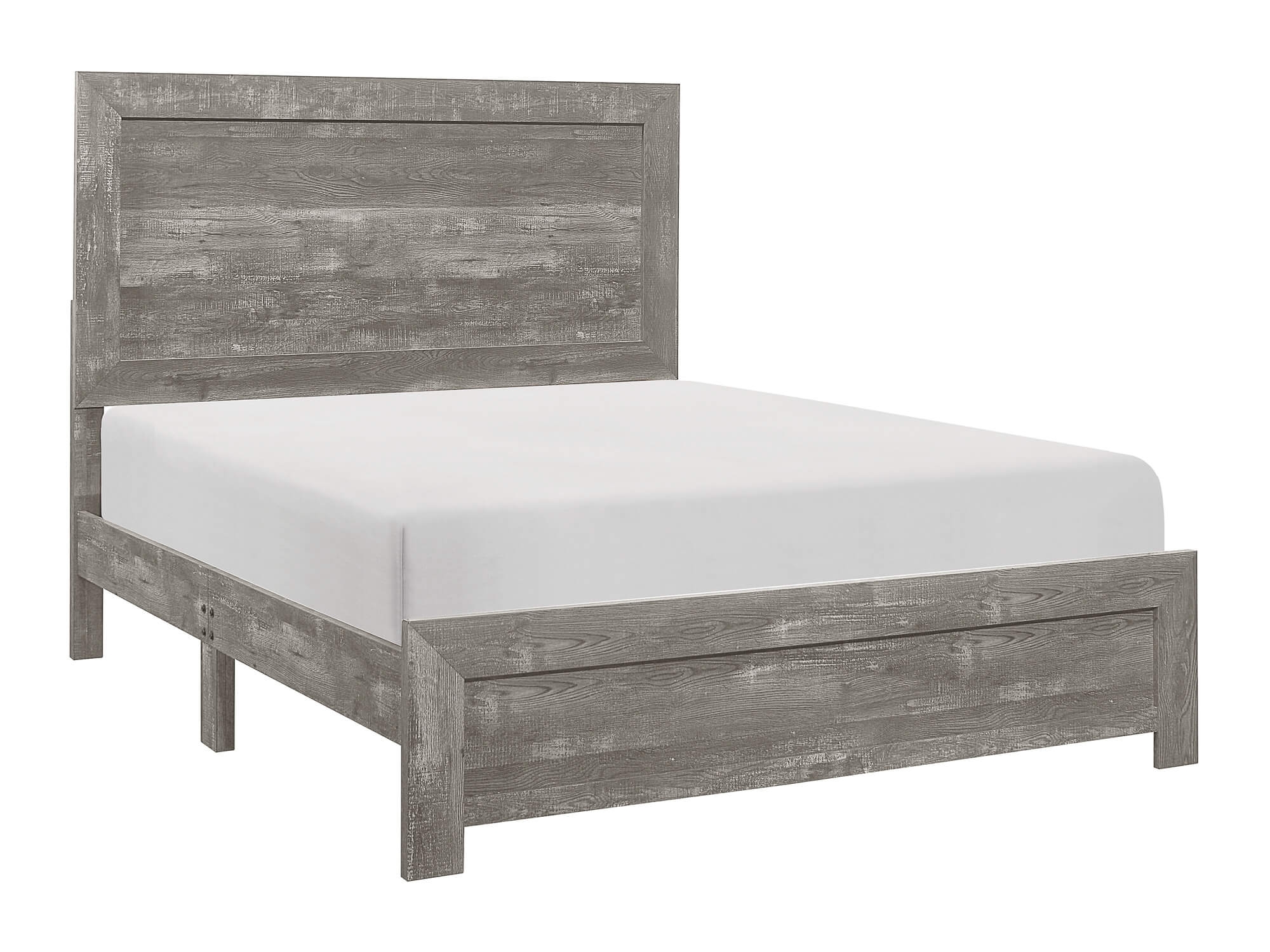 Corbin Faux Wood Veneer/Wood Panel Bed