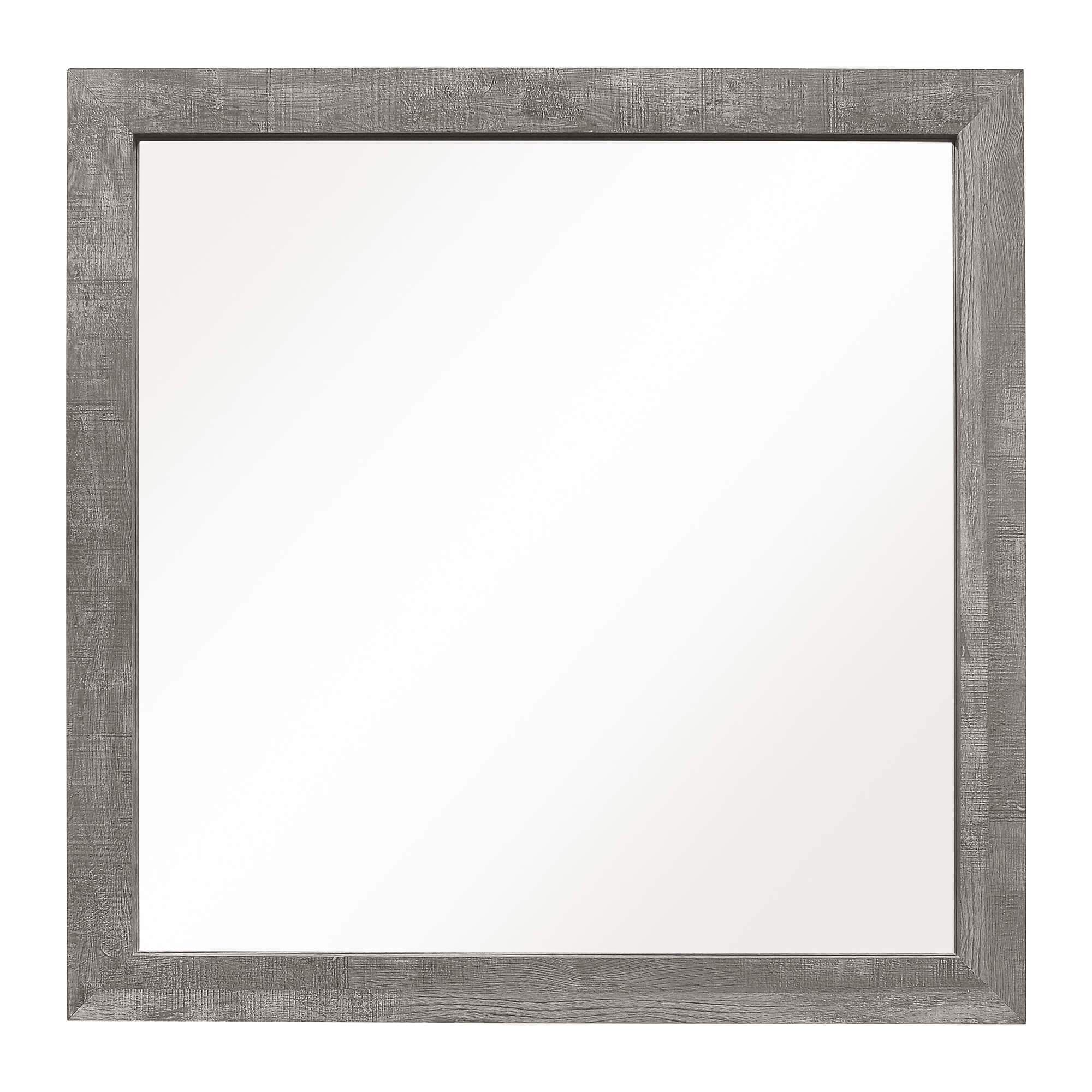 Corbin Square Faux Wood Veneer/Wood Mirror