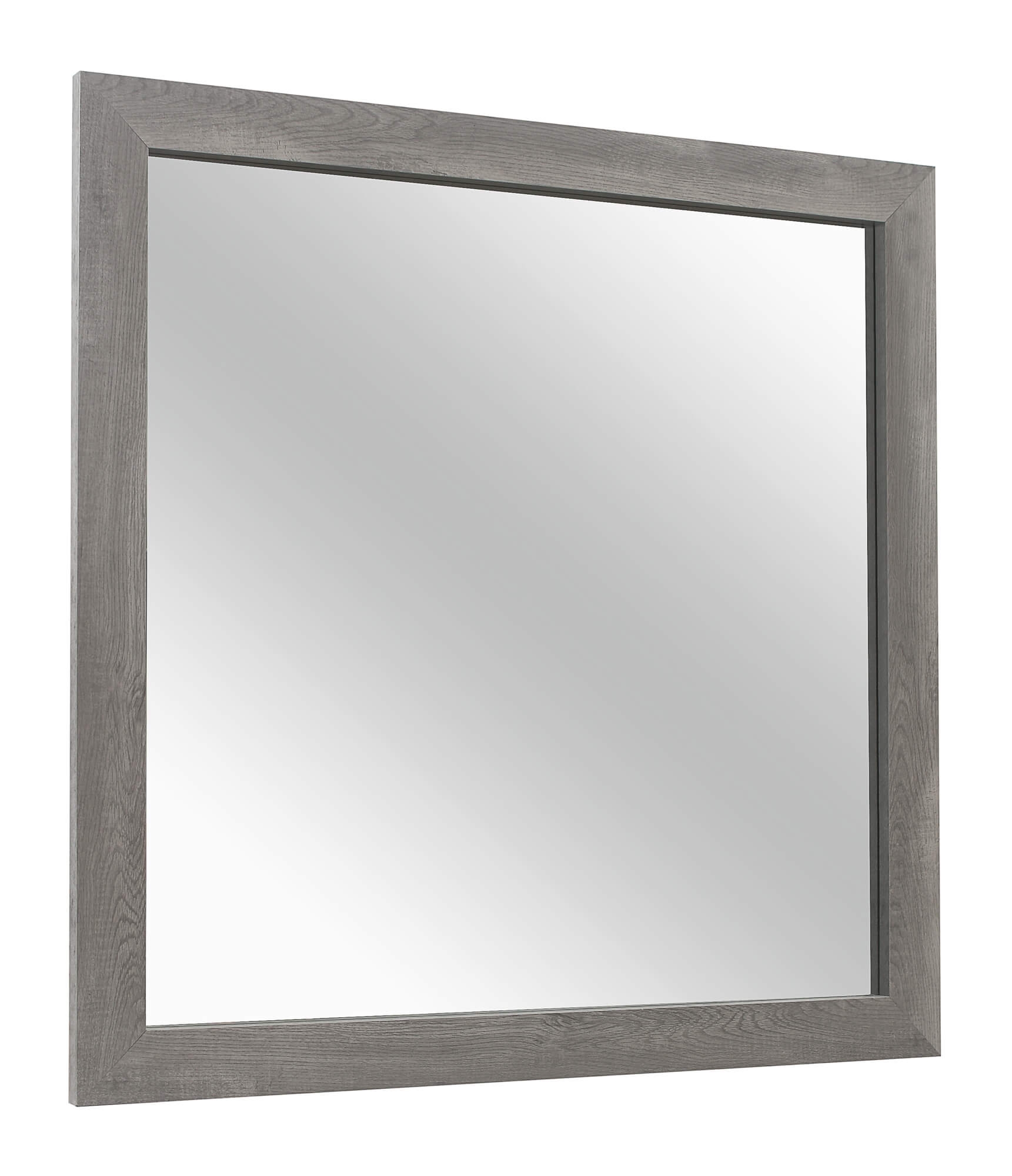 Corbin Square Faux Wood Veneer/Wood Mirror