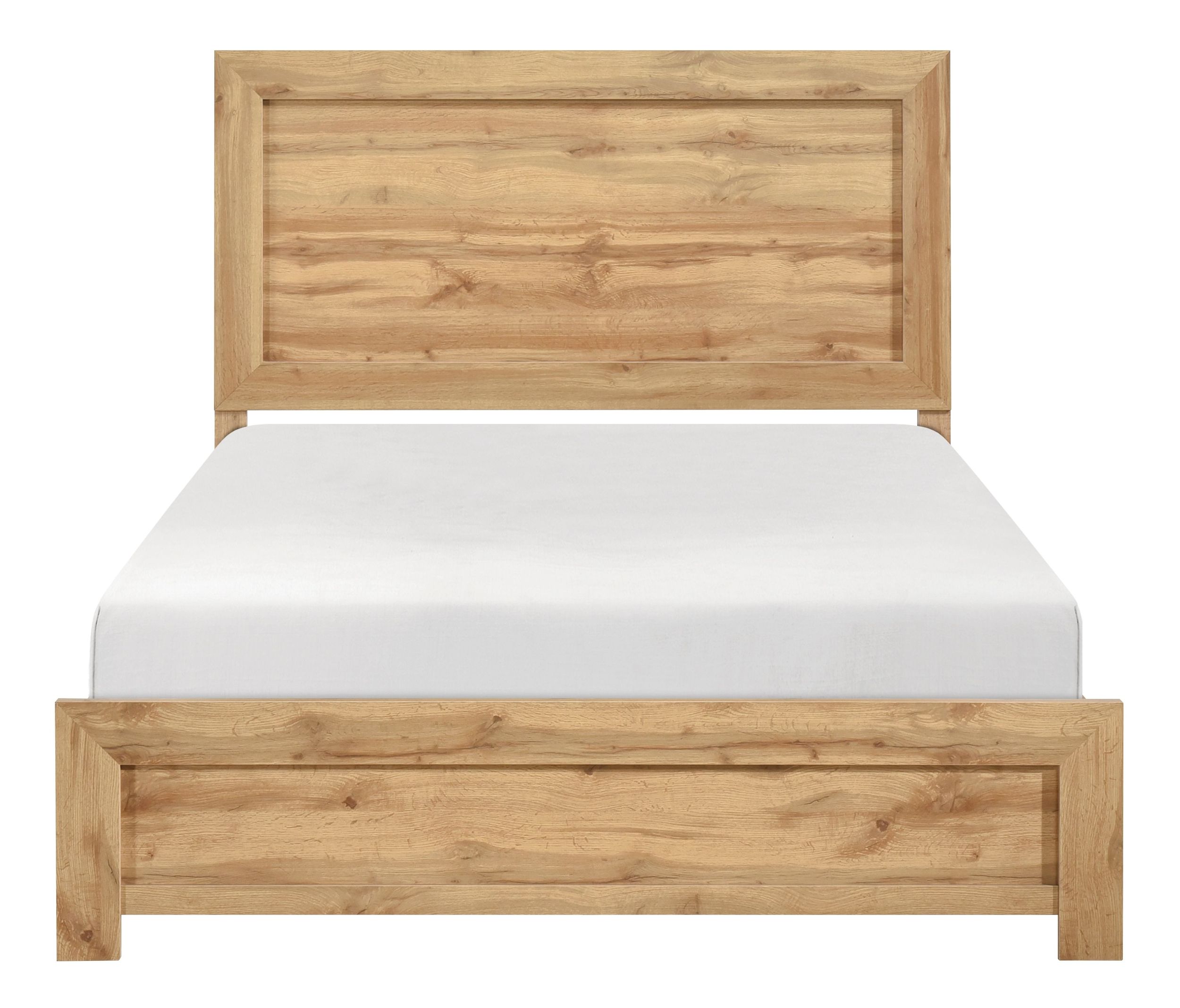 Corbin Faux Wood Veneer/Wood Panel Bedroom Set