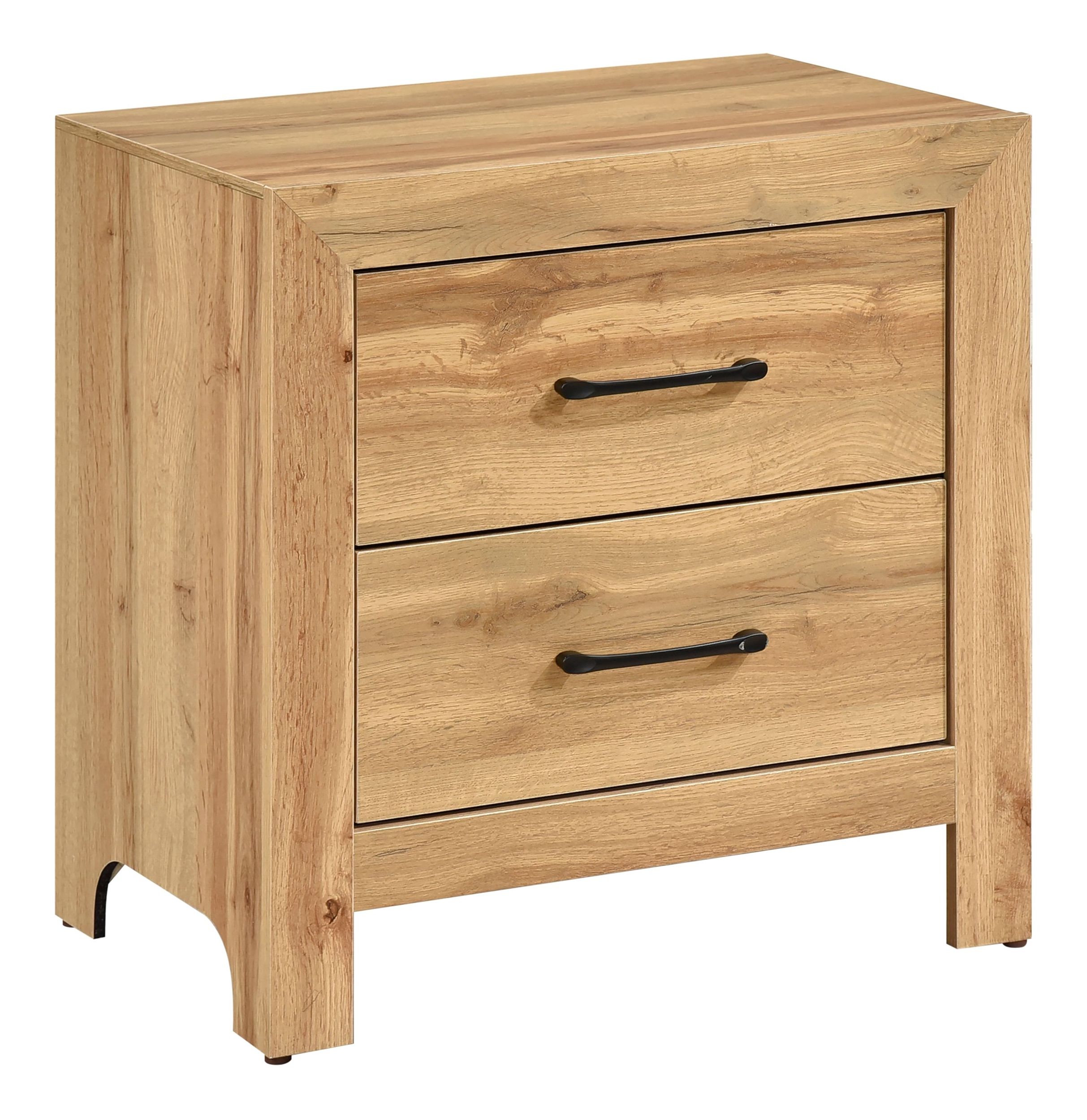 Corbin Faux Wood Veneer/Wood Panel Bedroom Set
