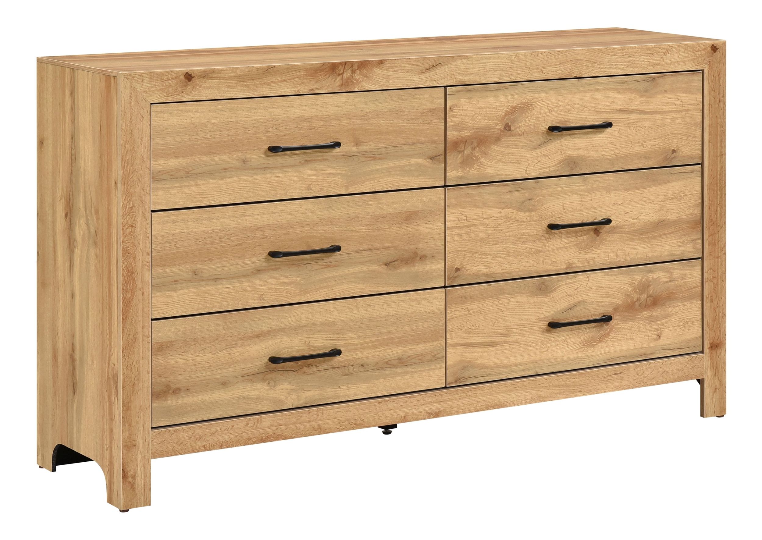 Corbin Faux Wood Veneer/Wood Panel Bedroom Set