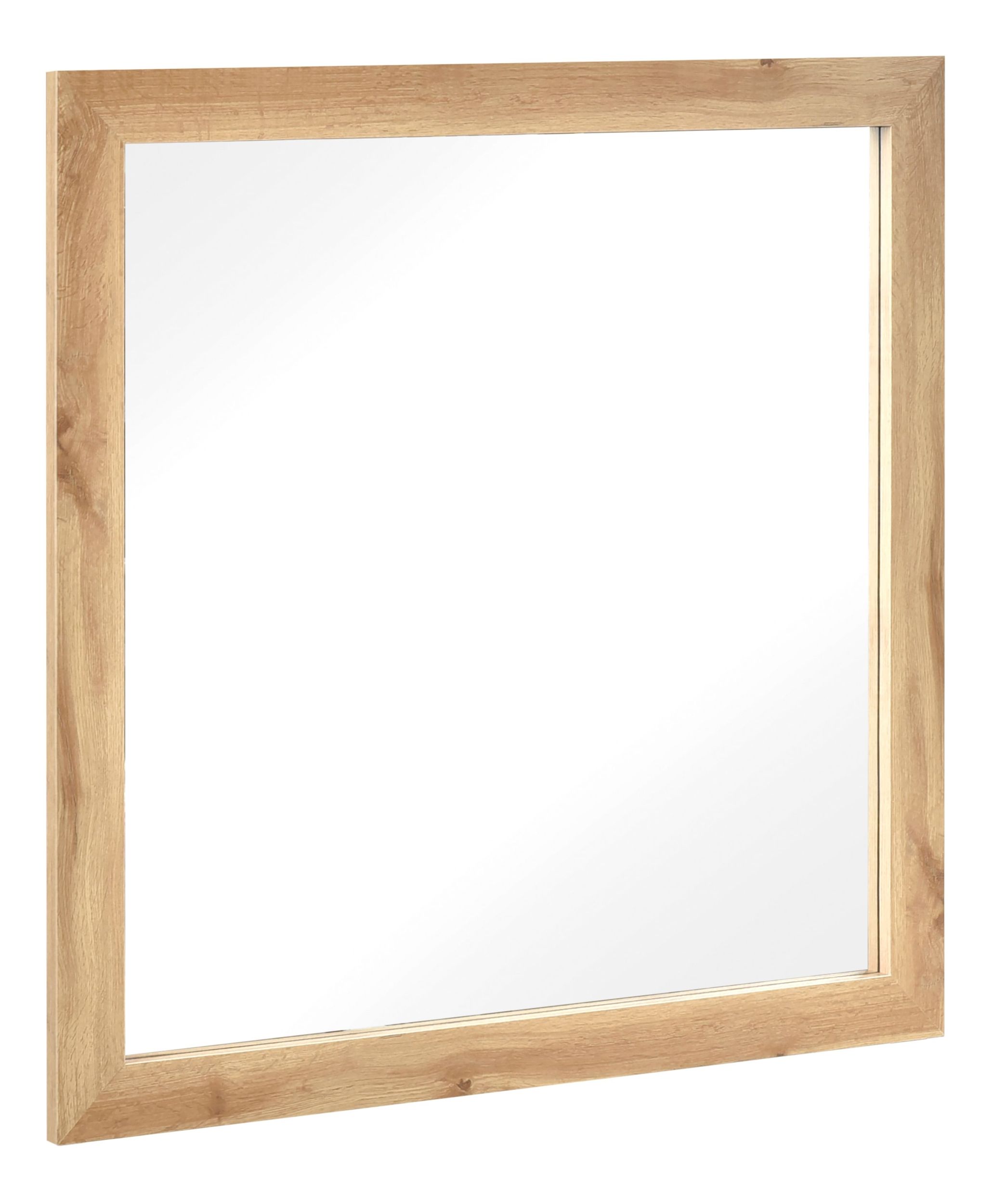 Corbin Square Faux Wood Veneer/Wood Mirror