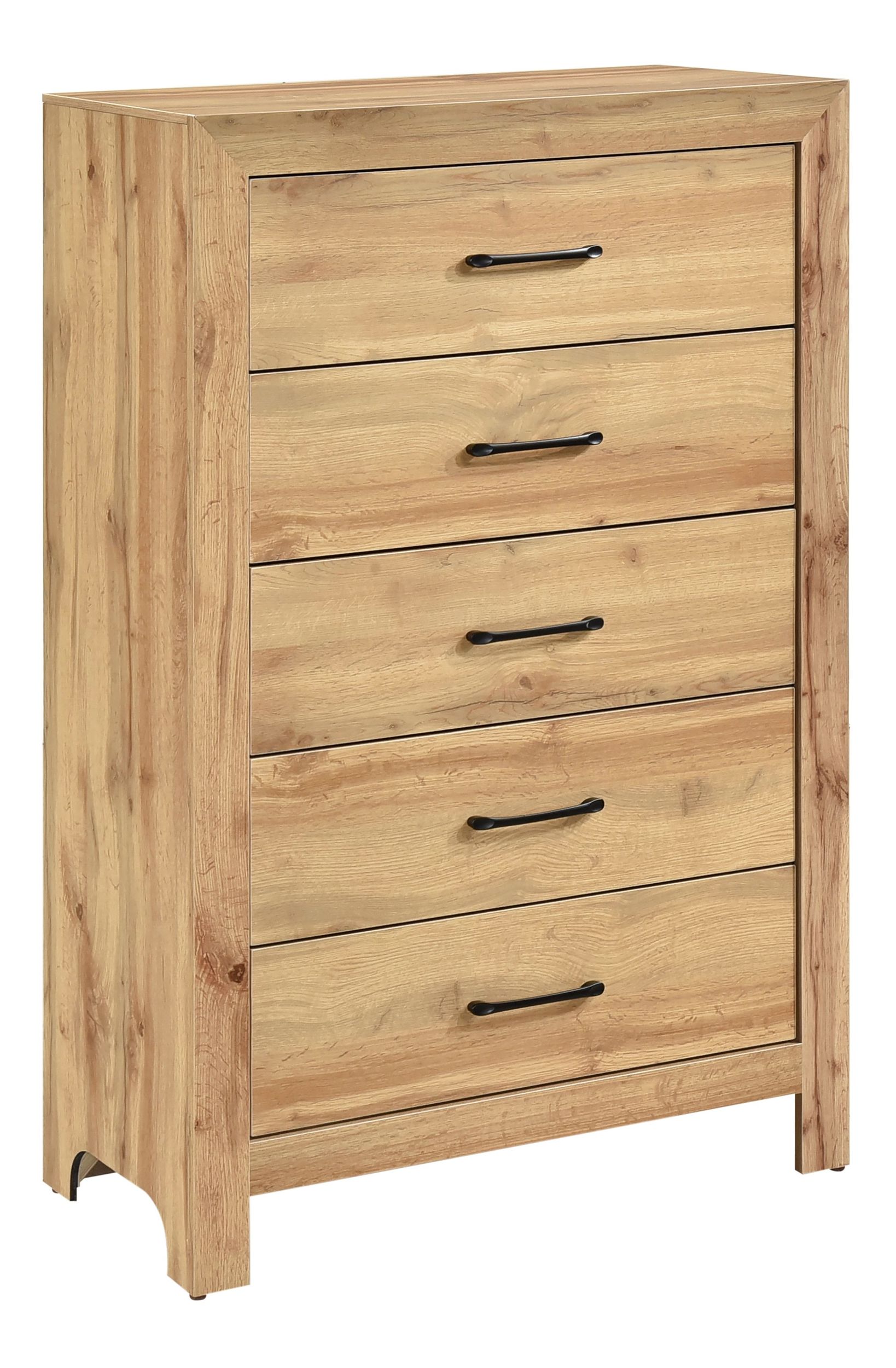 Corbin Faux Wood Veneer/Wood Panel Bedroom Set