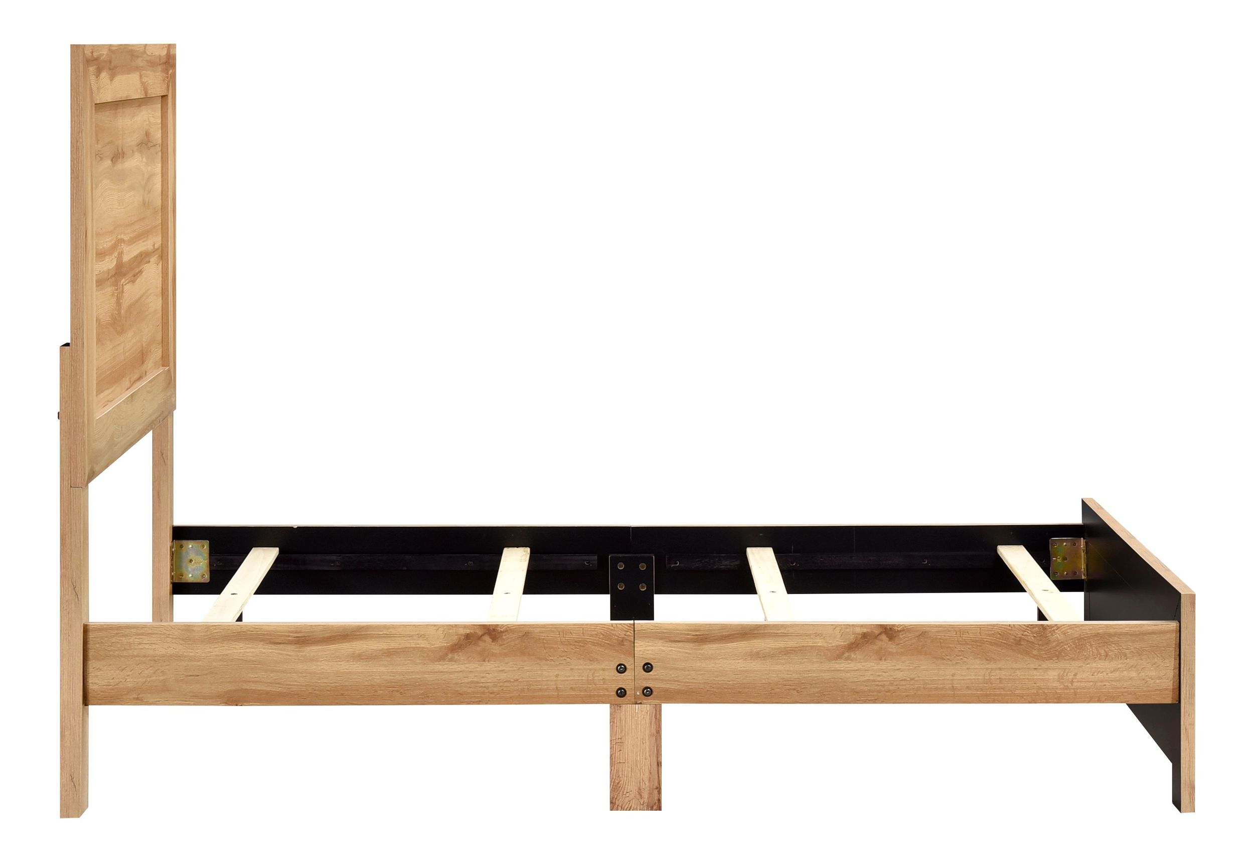 Corbin Faux Wood Veneer/Wood Panel Bed