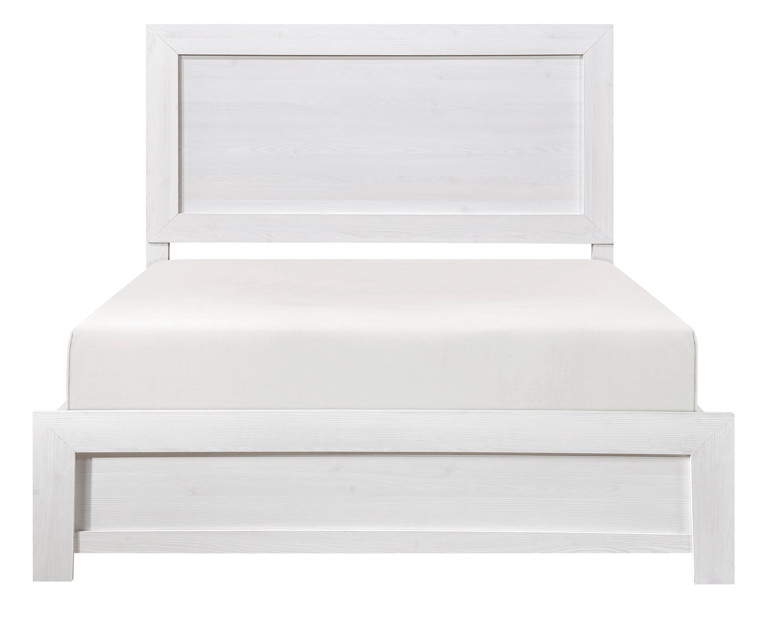 Corbin Faux Wood Veneer/Wood Panel Bed, Eastern King Size