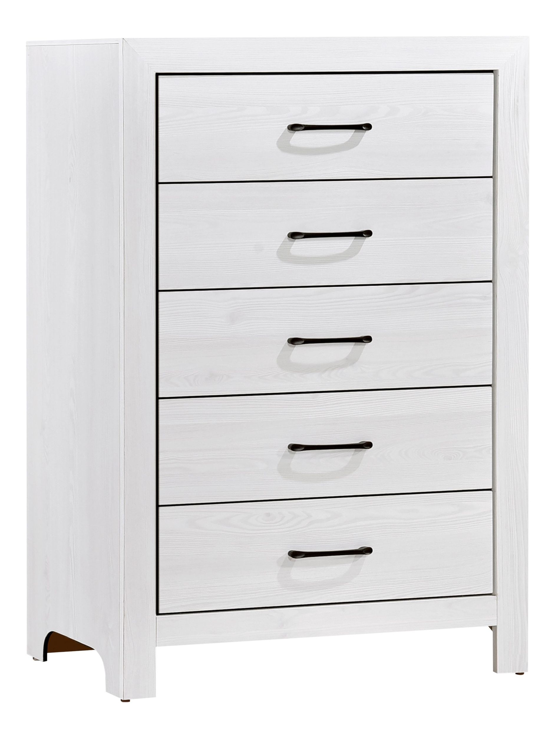 Corbin Faux Wood Veneer/Wood 5-Drawer Chest