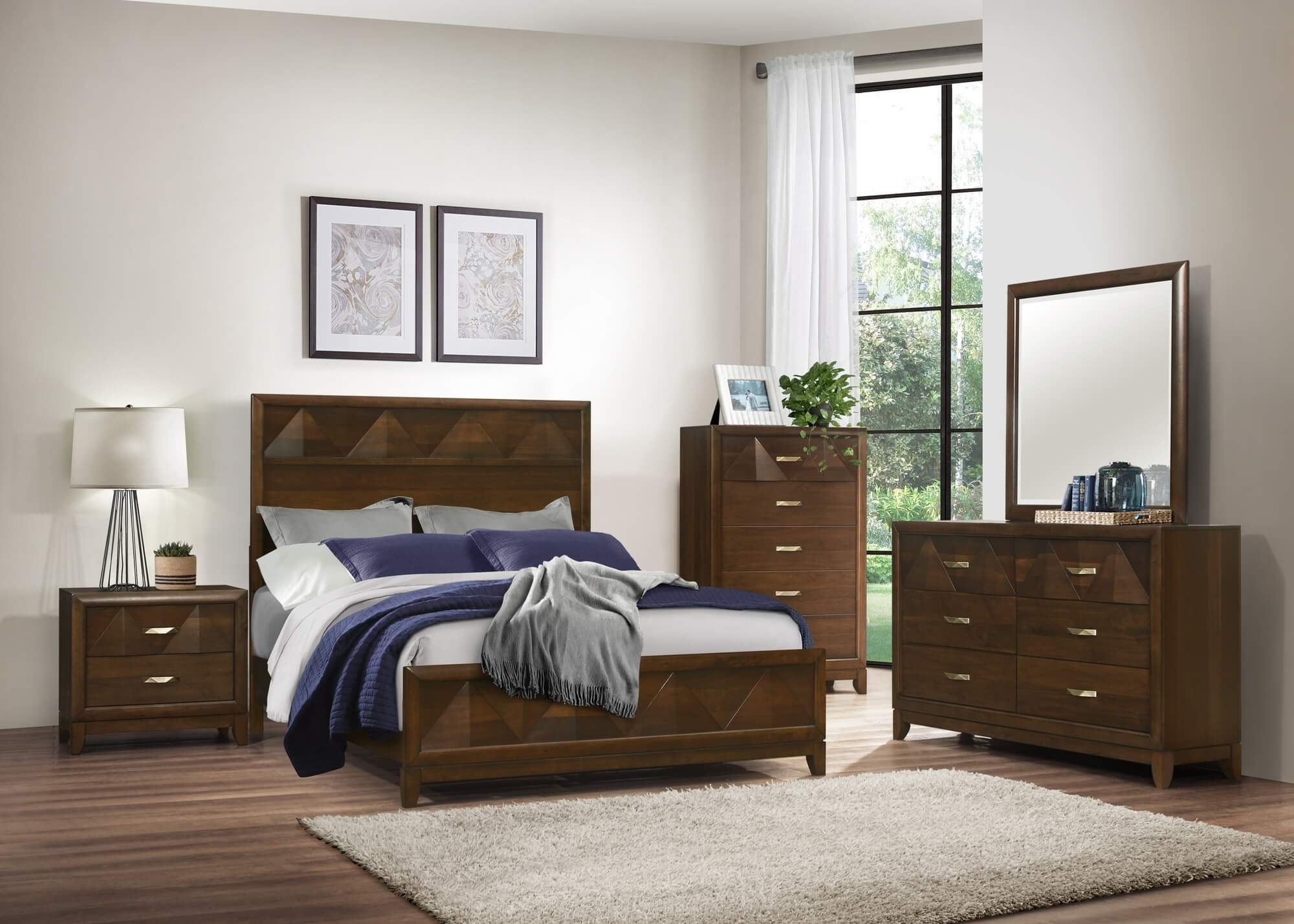 Aziel King Size Bed
