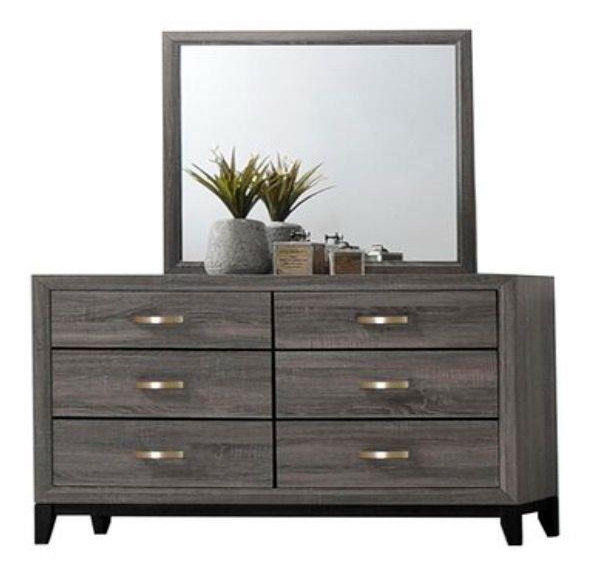 AKERSON BEDROOM MIRROR GREY