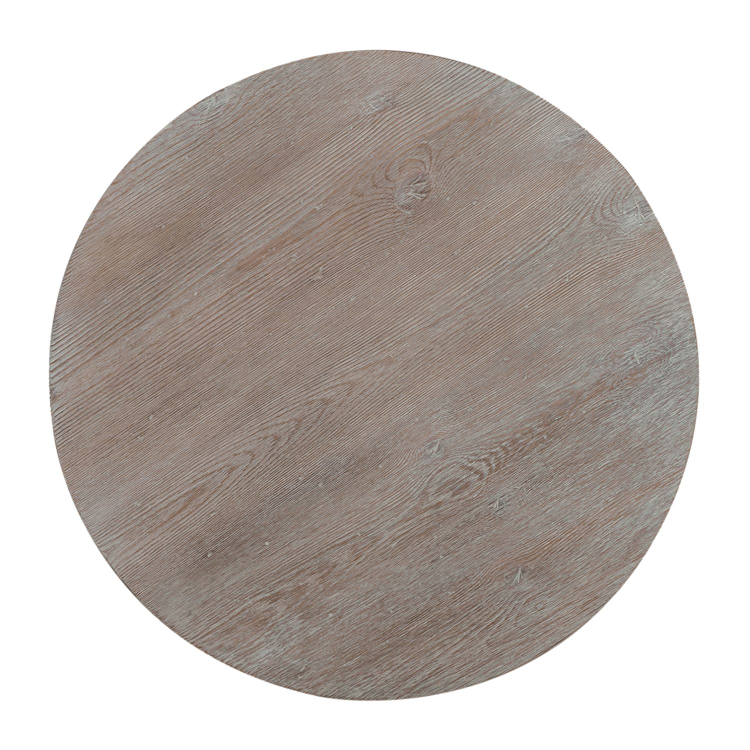 Greystone Mill Oval Cocktail Set | Rustic White Wash Table