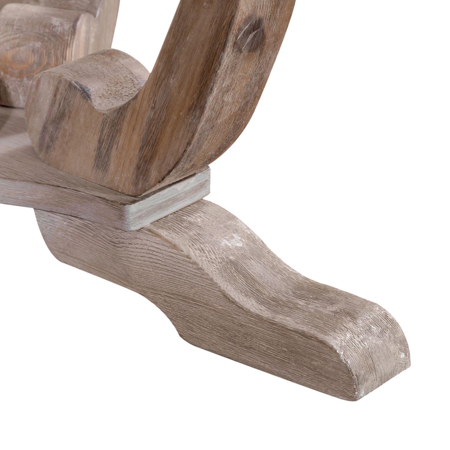 Greystone Mill Round Wood End Table
