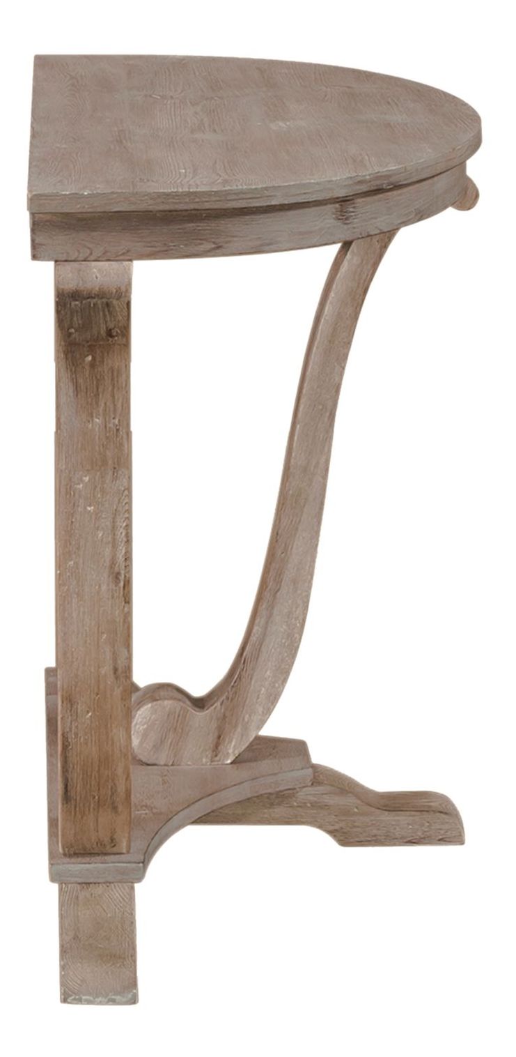 Greystone Mill Curved Wood Sofa Table