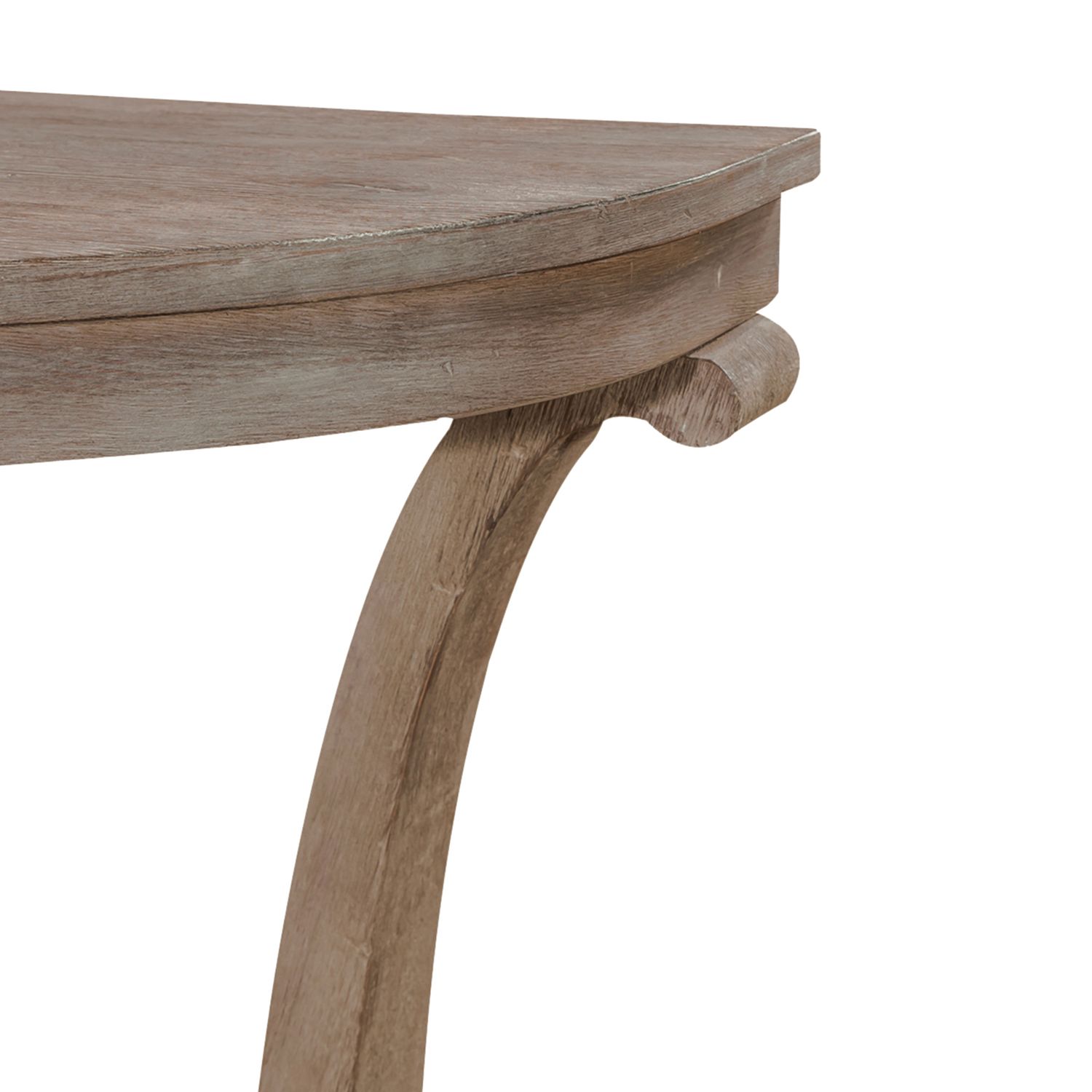 Greystone Mill Curved Wood Sofa Table