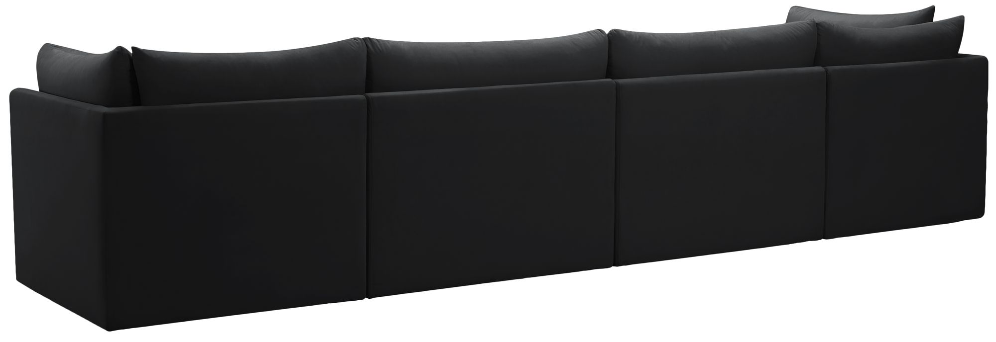 Jacob 140" Velvet Modular Sofa