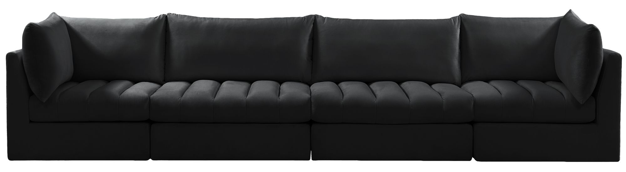 Jacob 140" Velvet Modular Sofa