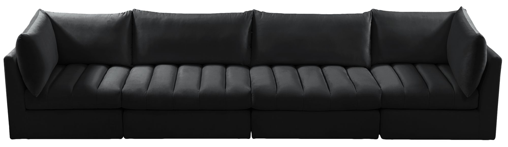 Jacob 140" Velvet Modular Sofa