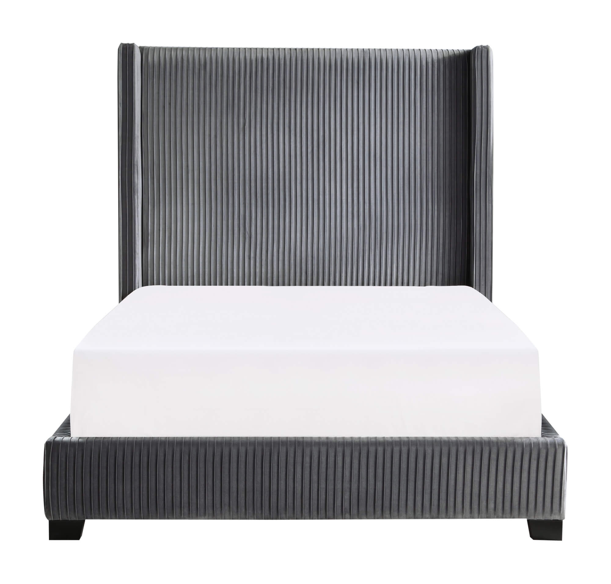 Glenbury Velvet Full Size Bed in a Box