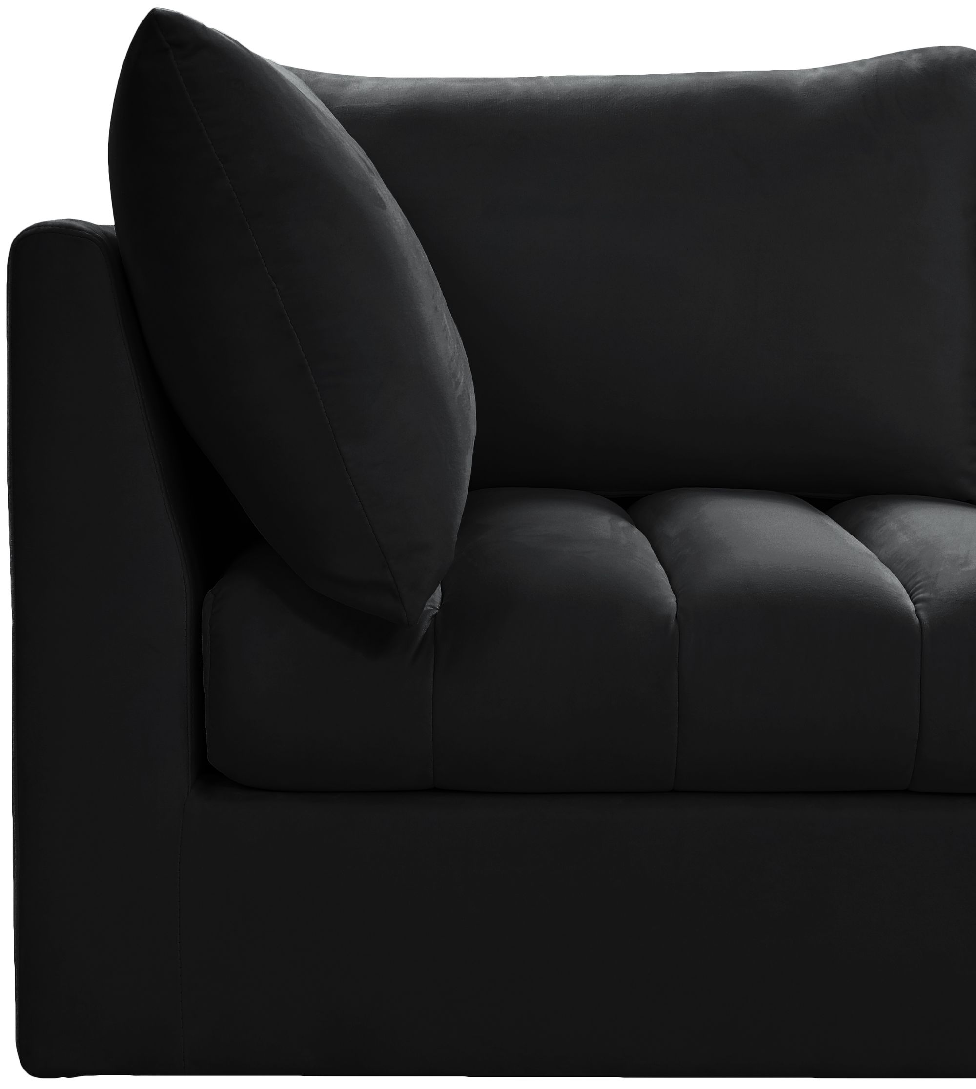 Jacob 140" 7-Piece Velvet Modular U-Shape Sectional