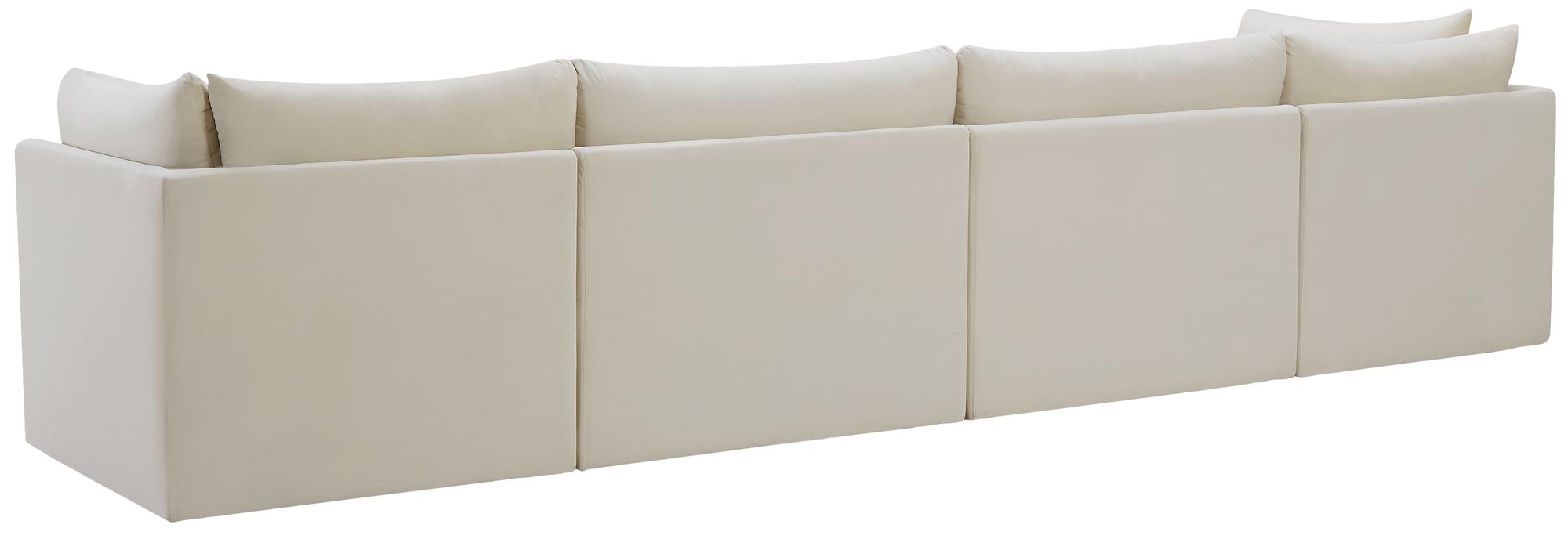 Jacob 140" Velvet Modular Sofa
